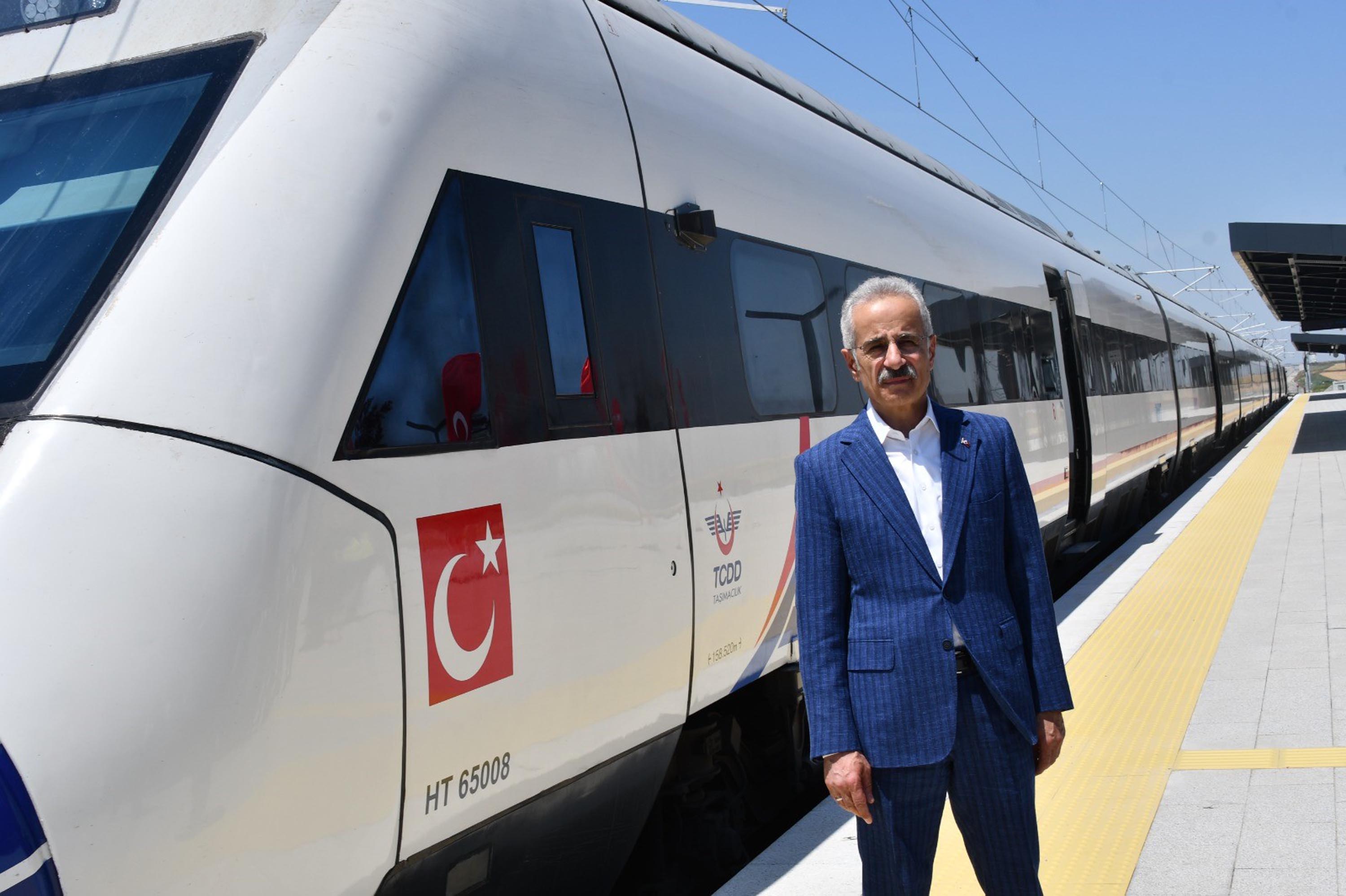 Halkalı-Kapıkule Hızlı Tren Hattı test sürüşü