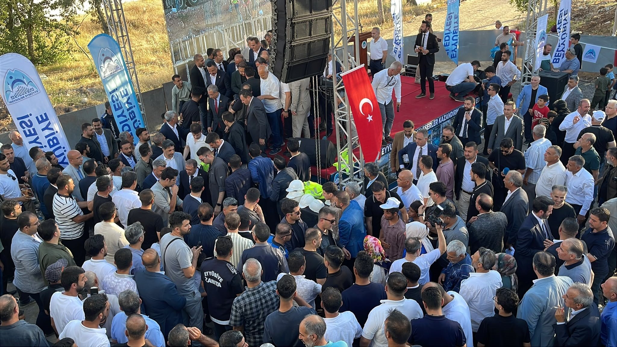 Temel atma töreni dualarla gerçekleşti