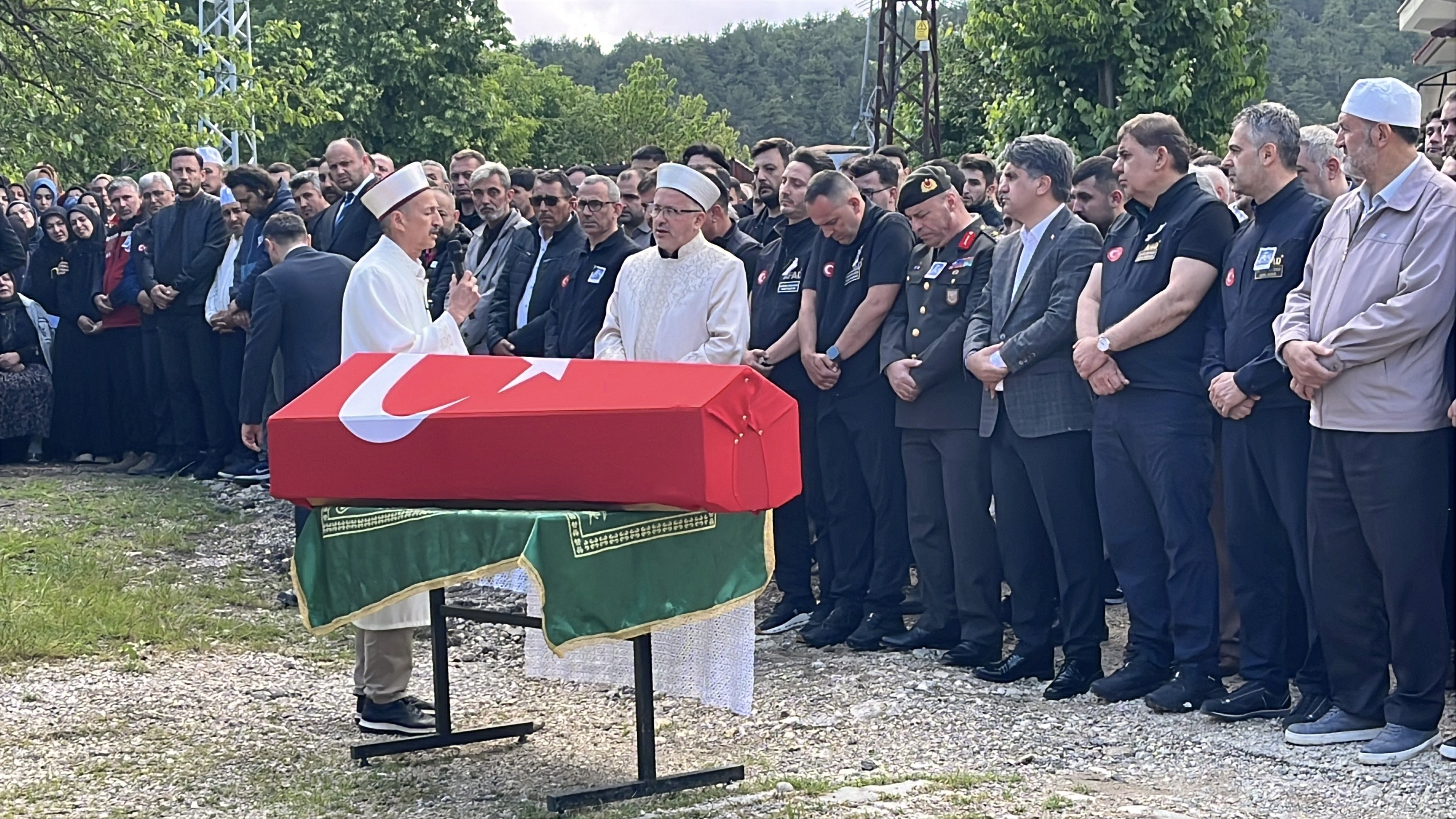 Ömer Faruk Özkan cenaze töreni