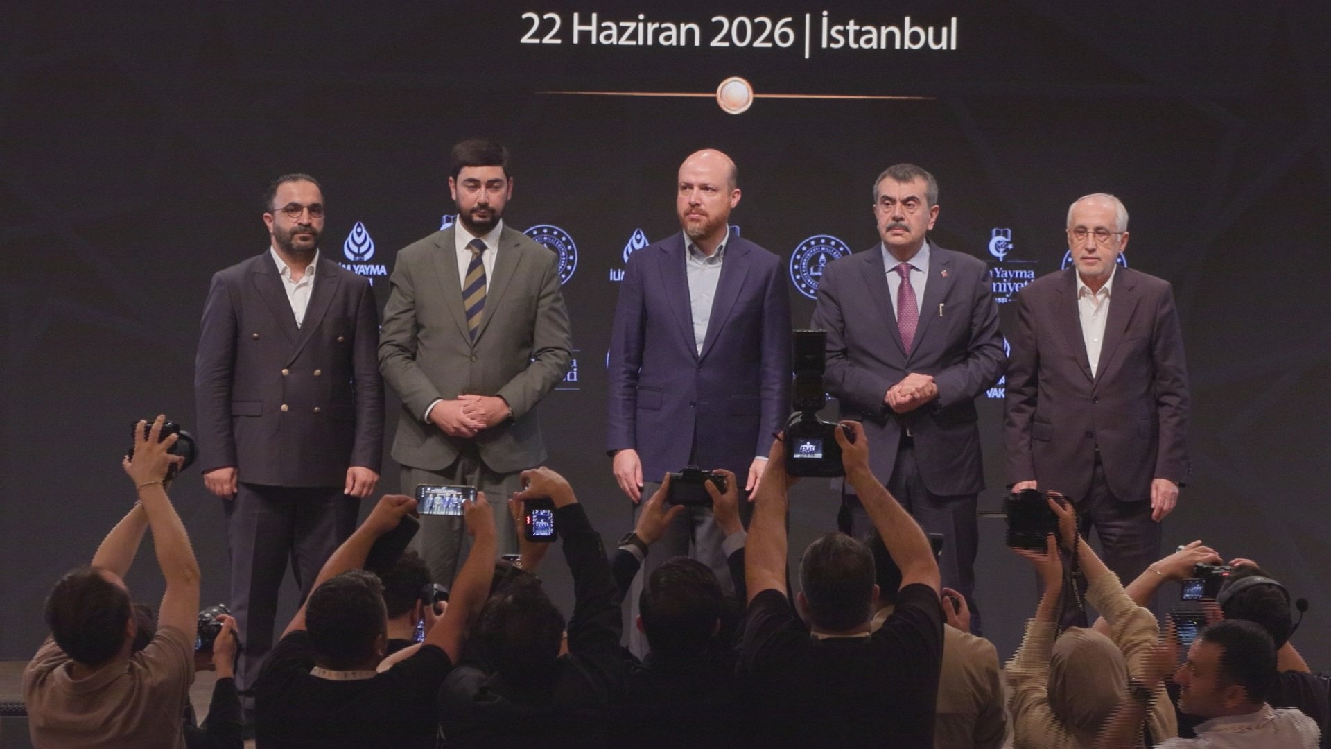 Milli Eğitim Bakanı Yusuf Tekin hitap ediyor