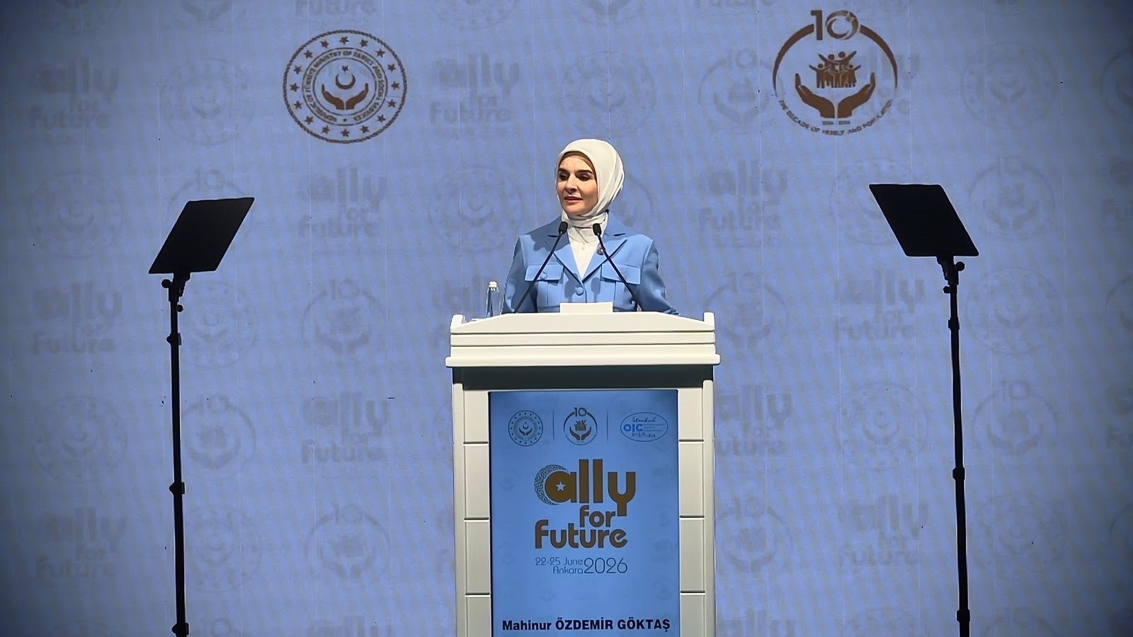 Aile ve Sosyal Hizmetler Bakanı Mahinur Özdemir Göktaş, ALLY for Future Programına Katıldı