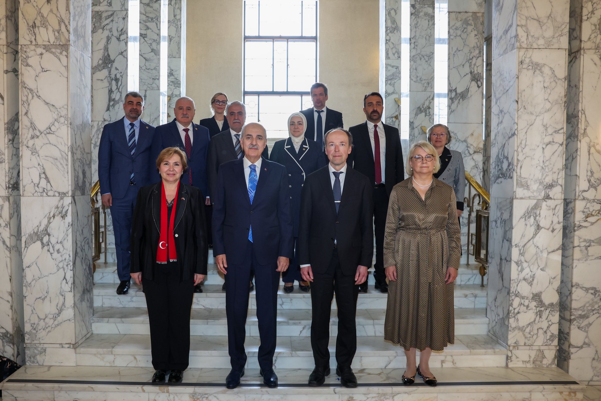 Numan Kurtulmuş ve Jussi Halla-Aho