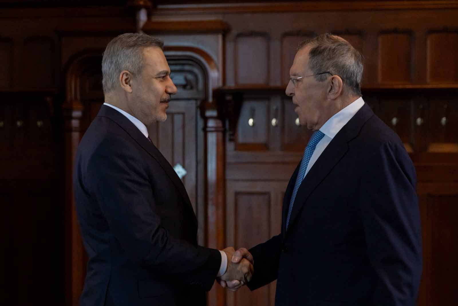 Dışişleri Bakanı Hakan Fidan ve Sergey Lavrov
