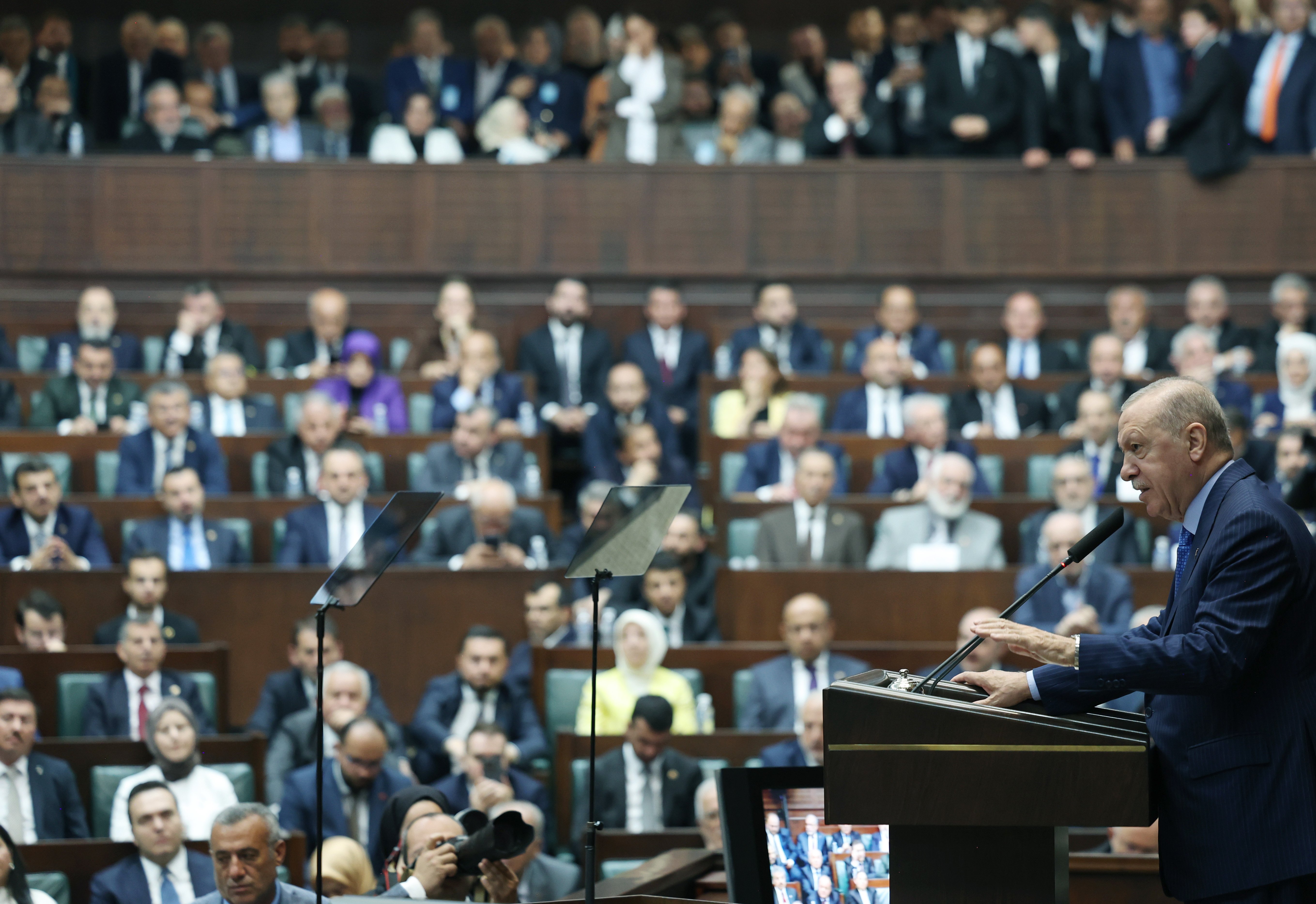 Cumhurbaşkanı Erdoğan, TBMM grup toplantısında konuştu