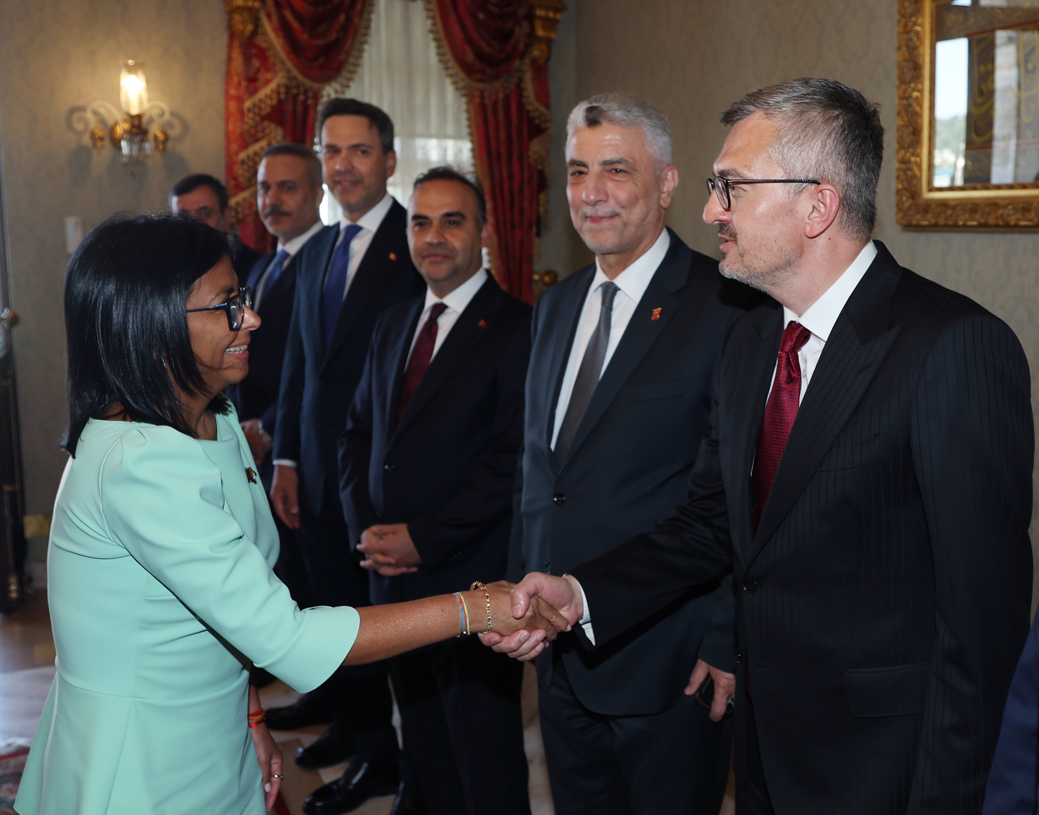 Cumhurbaşkanı Erdoğan ve Venezuela Geçici Devlet Başkanı