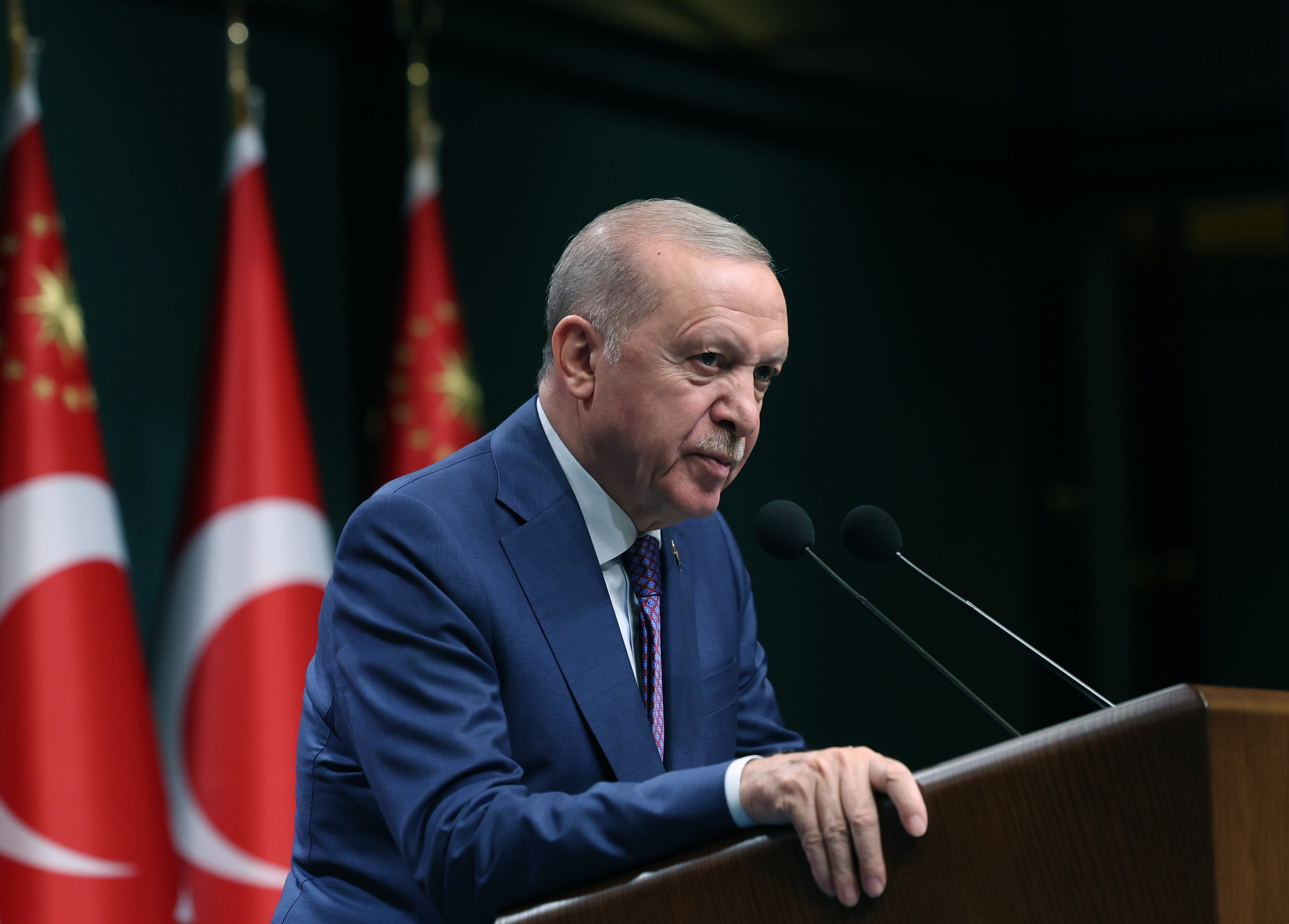 Cumhurbaşkanı Recep Tayyip Erdoğan, Kabine Toplantısı sonrası basın toplantısı düzenledi