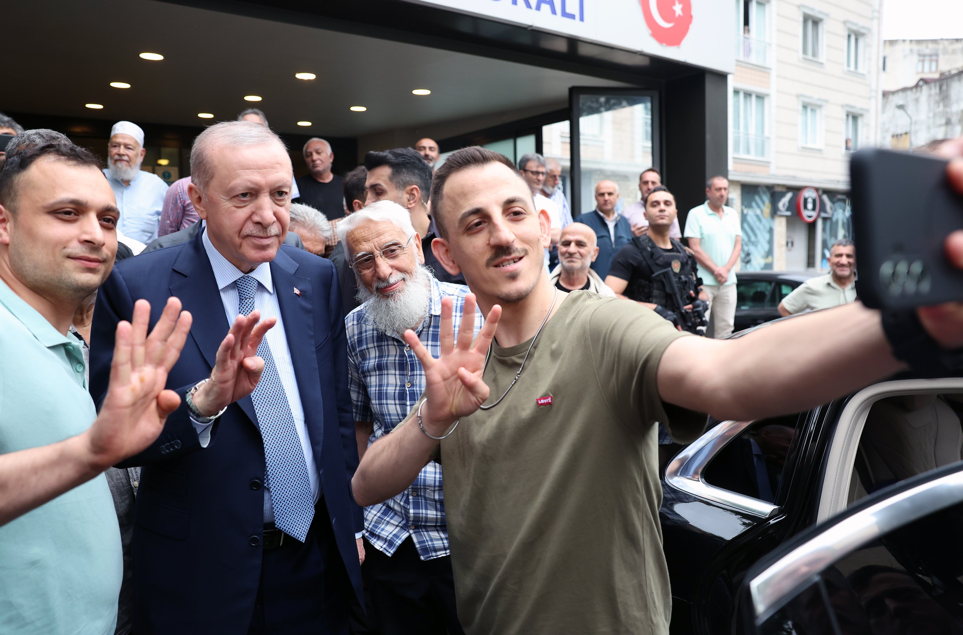 Erdoğan Vakıf ziyareti