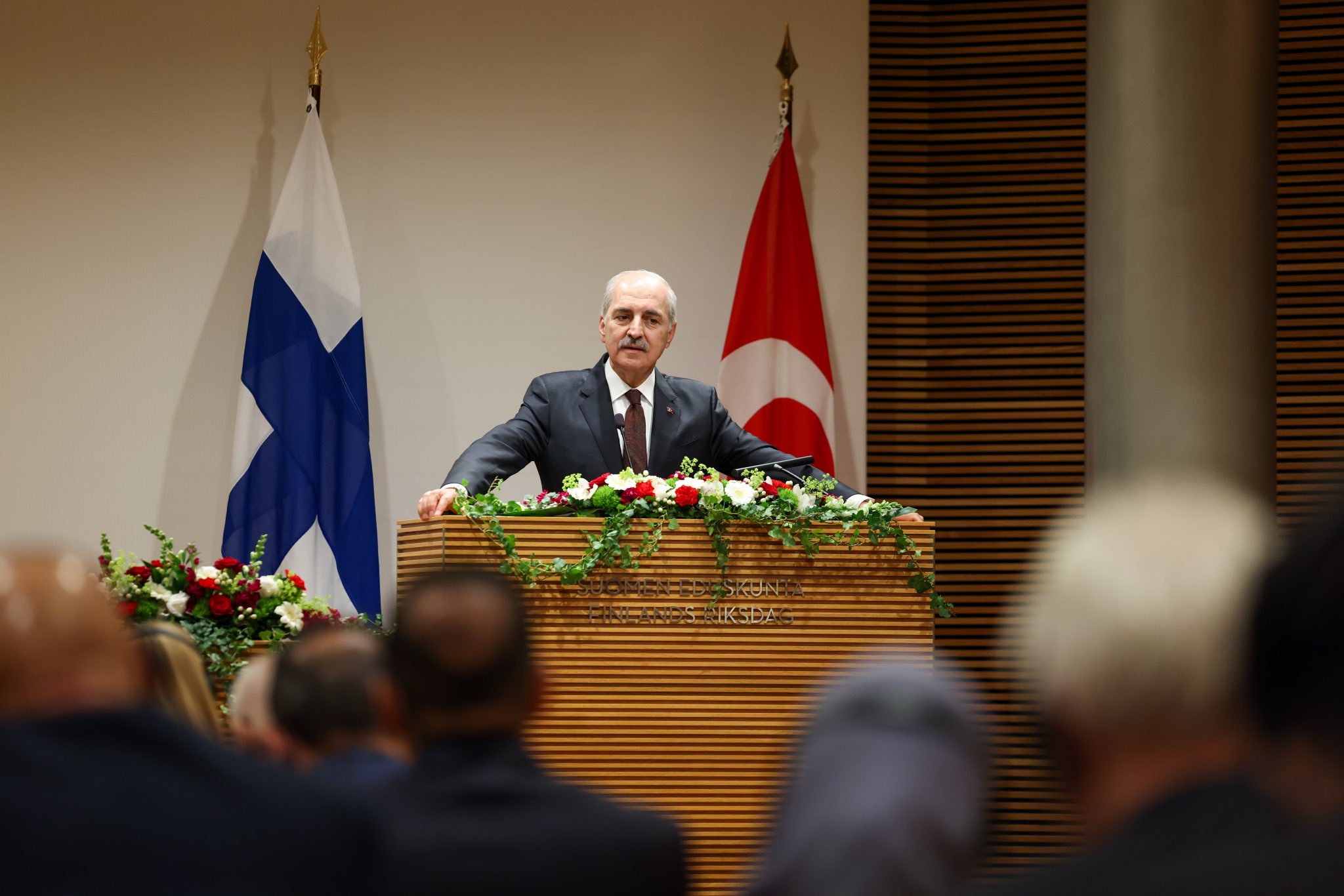 TBMM Başkanı Numan Kurtulmuş Finlandiya