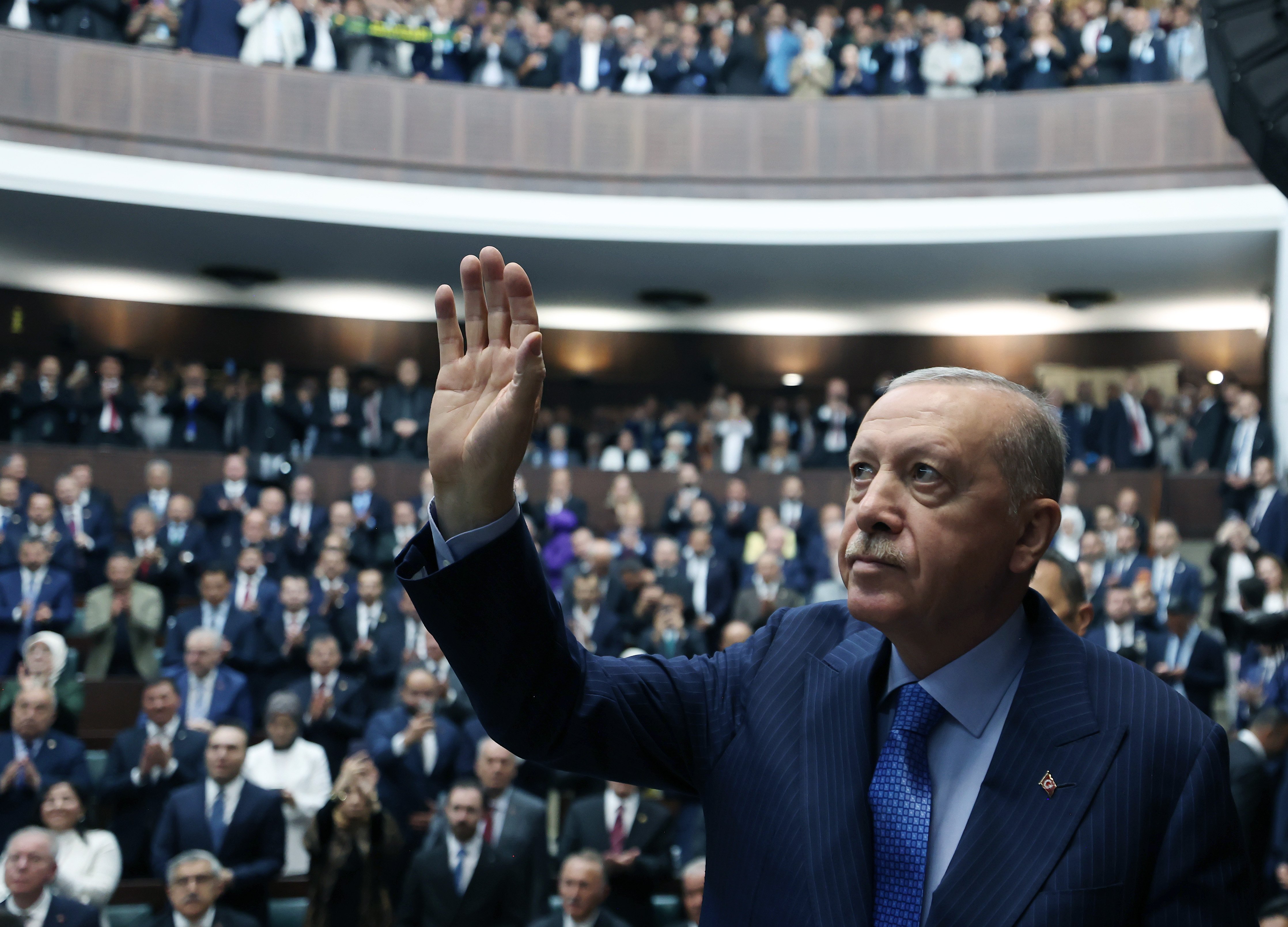 Cumhurbaşkanı Erdoğan, partisinin grup toplantısında konuşuyor