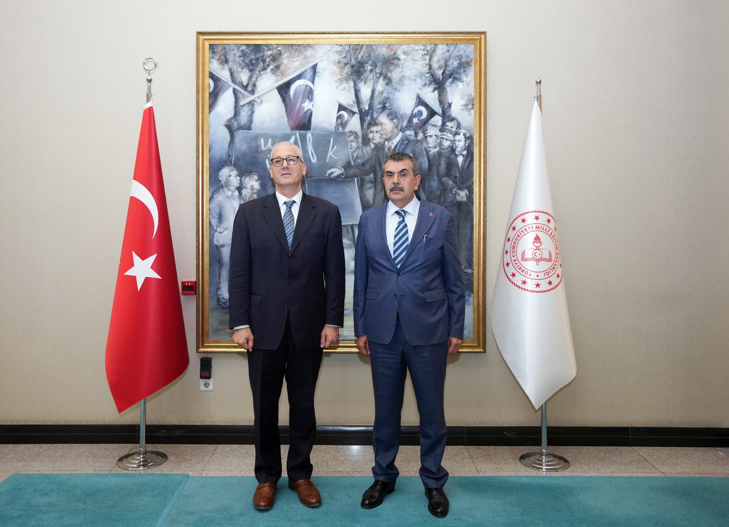 Bakan Tekin, Rusya ve Mısır büyükelçilerini kabul etti