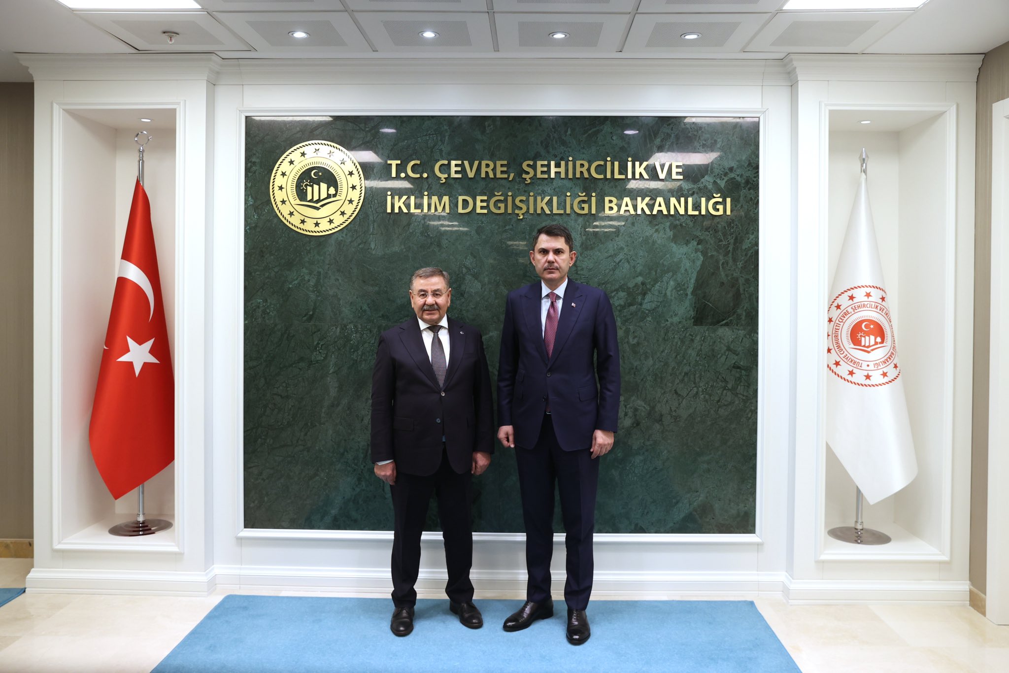 Bakan Murat Kurum, Haymana ve Gölbaşı belediye başkanlarını kabul etti