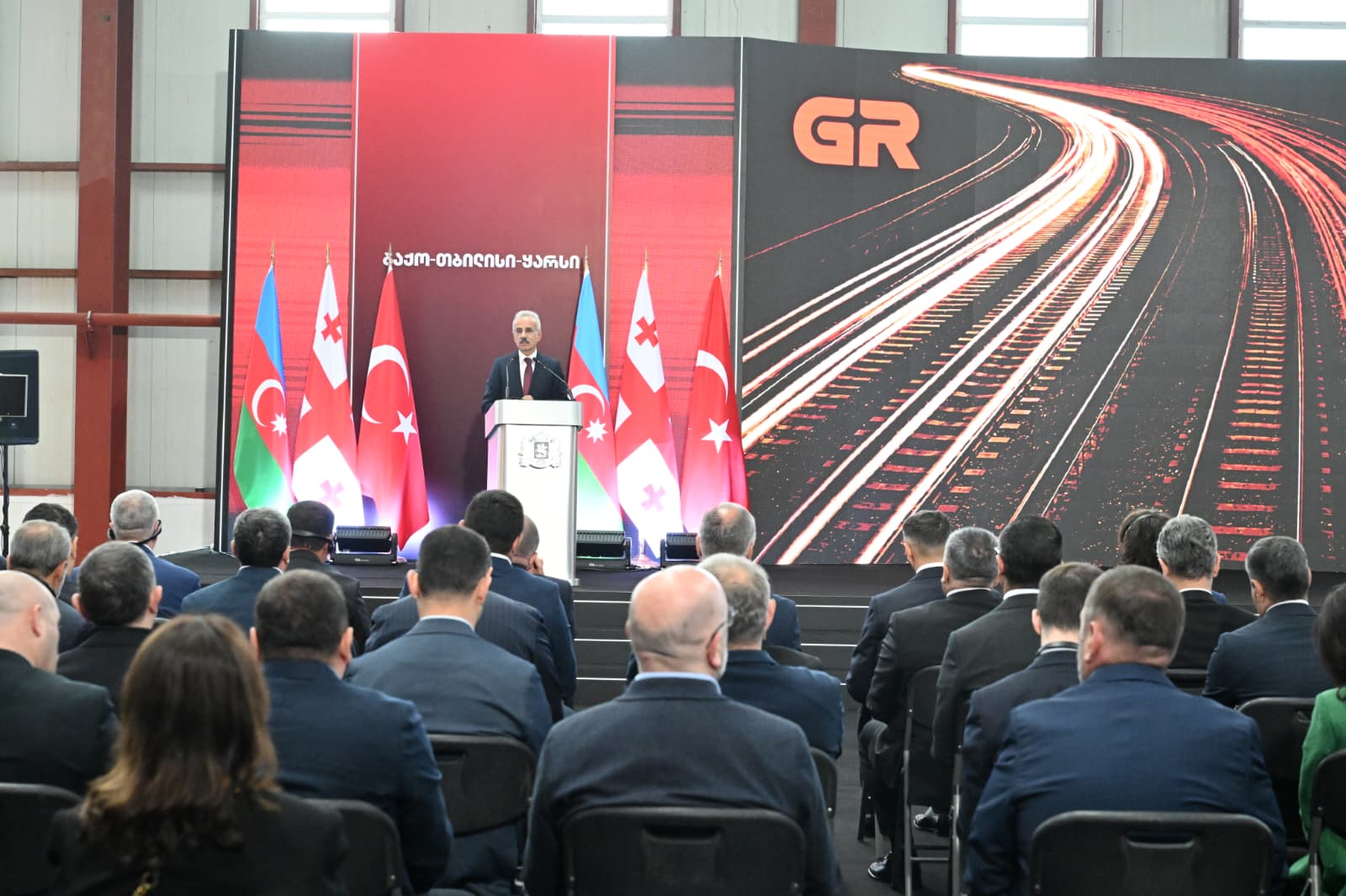 BTK Hattı açılış töreni görüntüsü