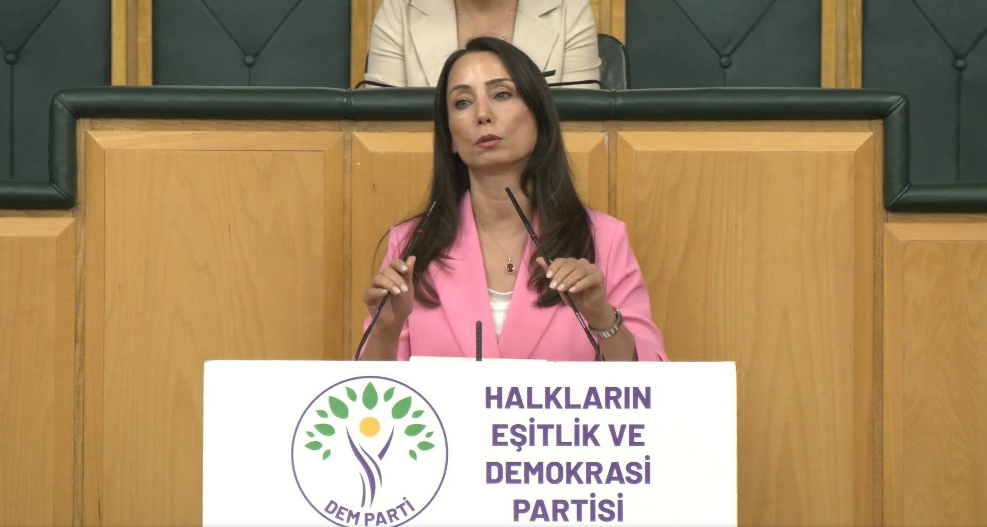 DEM Parti Eş Genel Başkanı Tülay Hatimoğulları