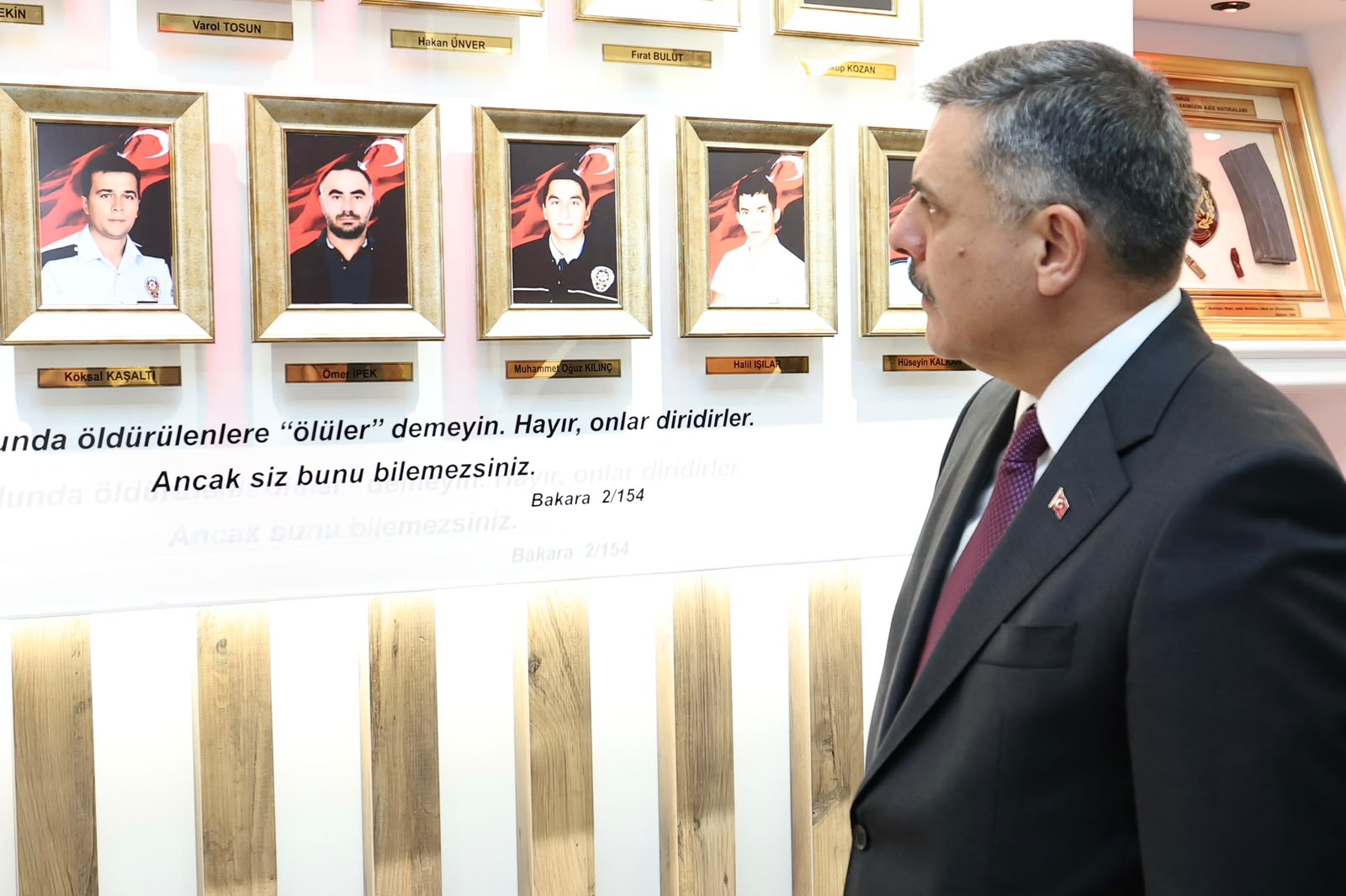 İçişleri Bakanı Mustafa Çiftçi müzede