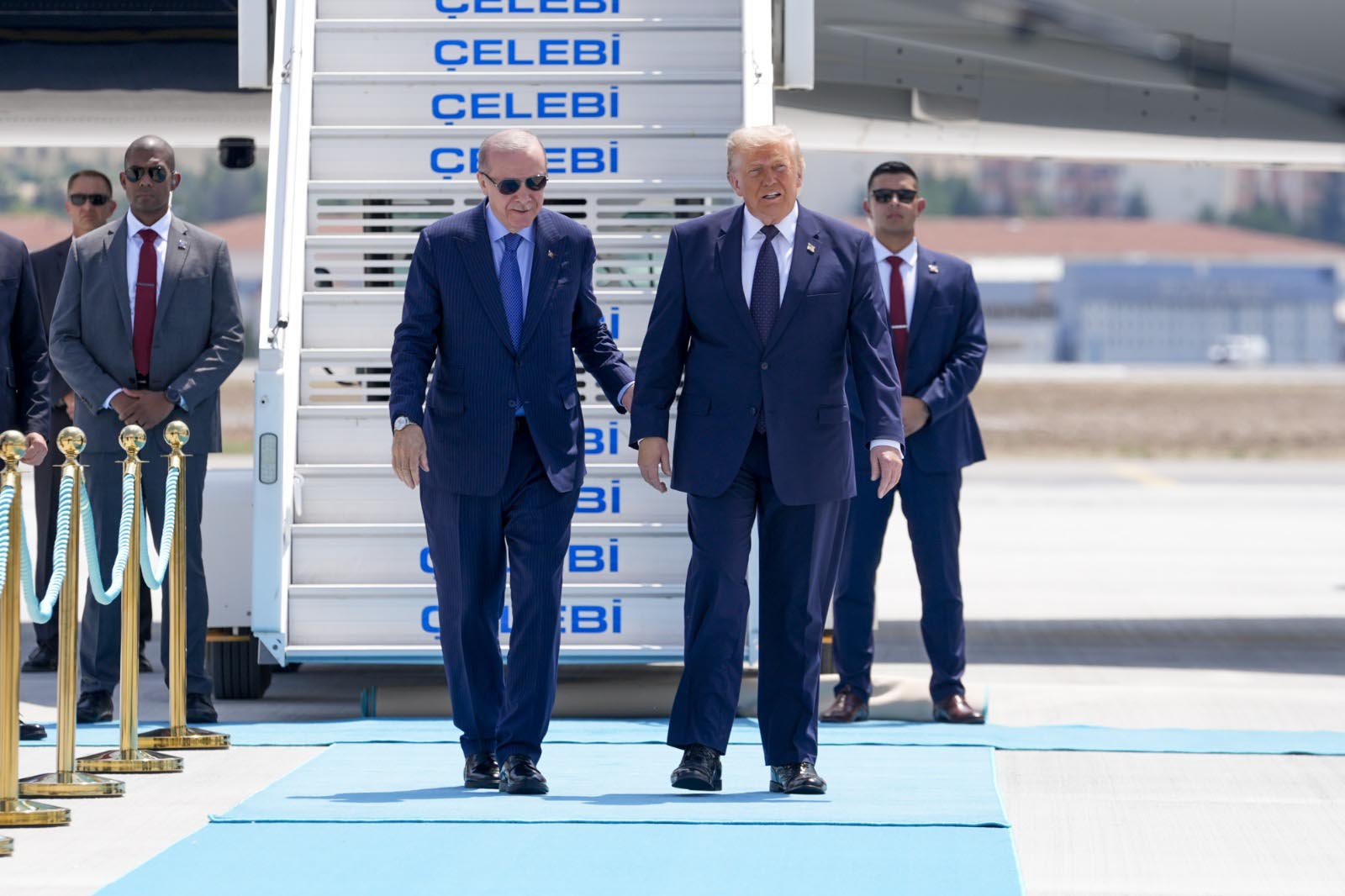 Cumhurbaşkanı Erdoğan ve ABD Başkanı Trump görüşmesi