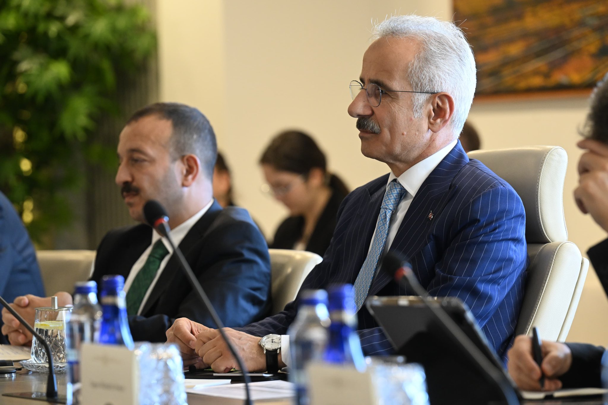 Bakan Uraloğlu Abbasi demiryolu iş birliği Ankara görüşmesi