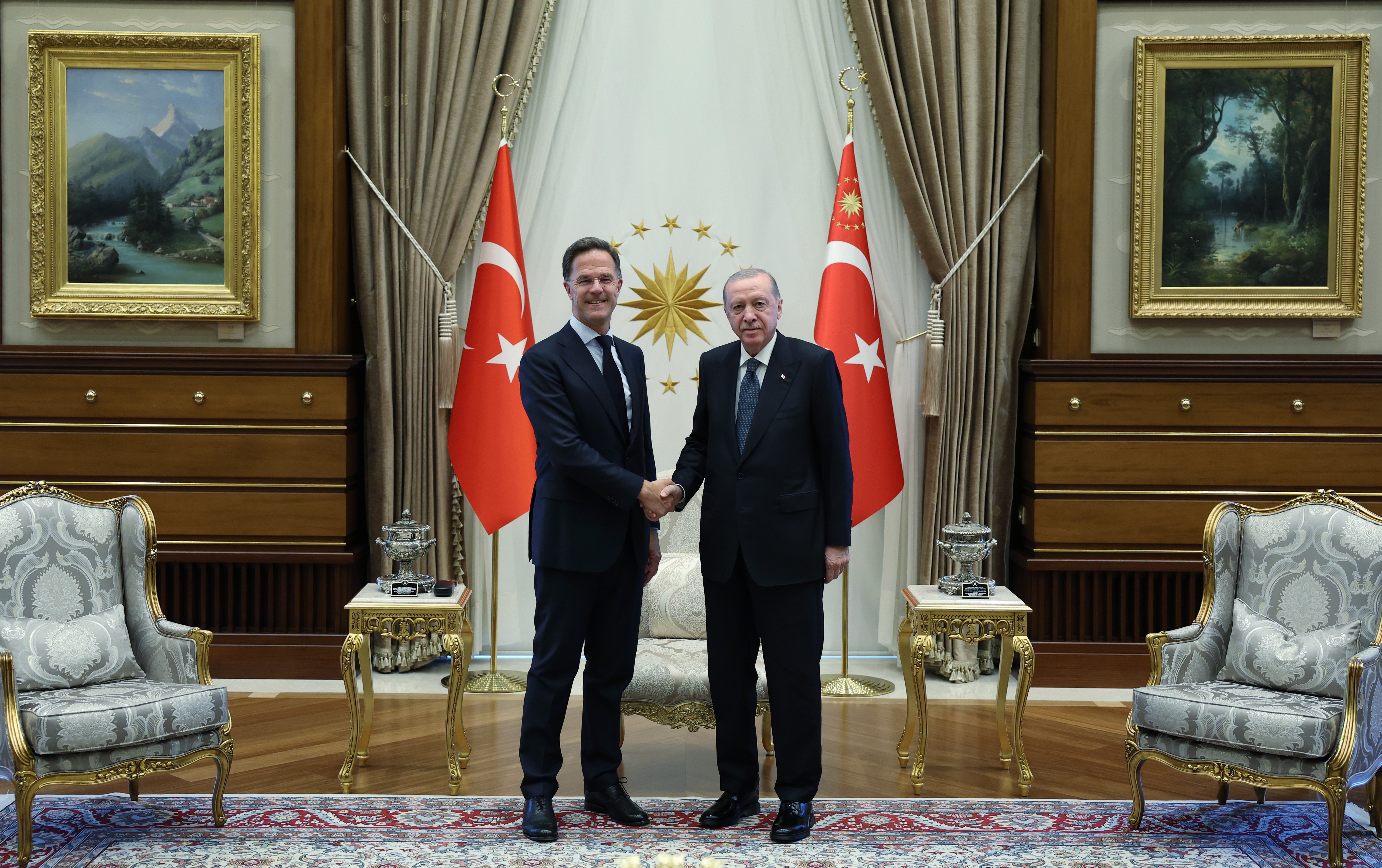 Cumhurbaşkanı Erdoğan ve NATO Genel Sekreteri Rutte