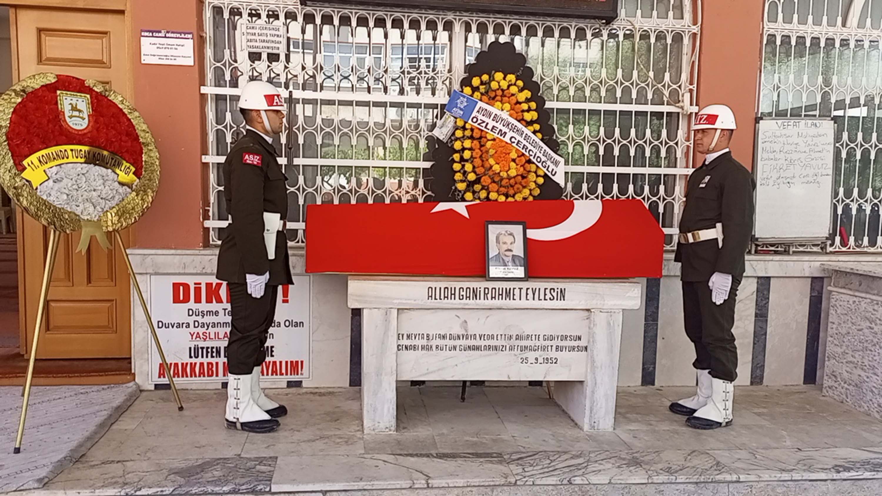 Fikret Yavuz Kıbrıs gazisi cenazesi