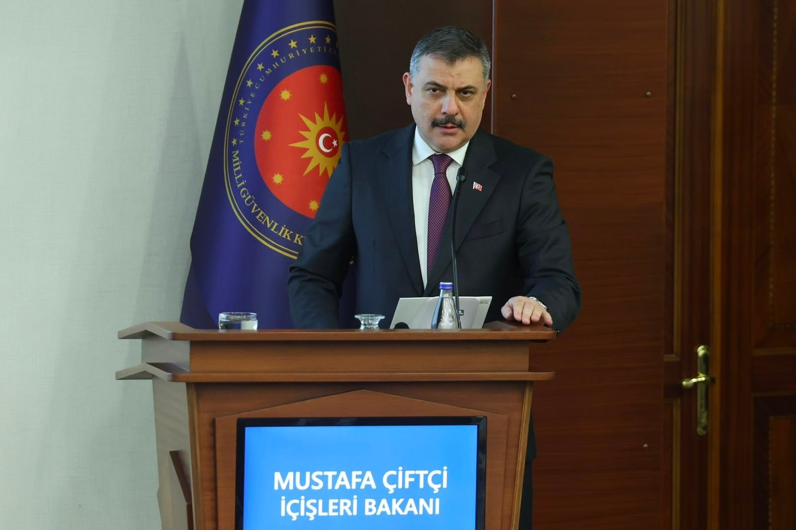 İçişleri Bakanı Mustafa Çiftçi, Milli Güvenlik Konferansı