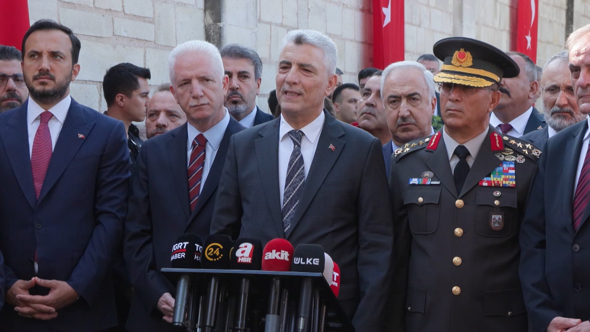 15 Temmuz anma töreni katılımcıları