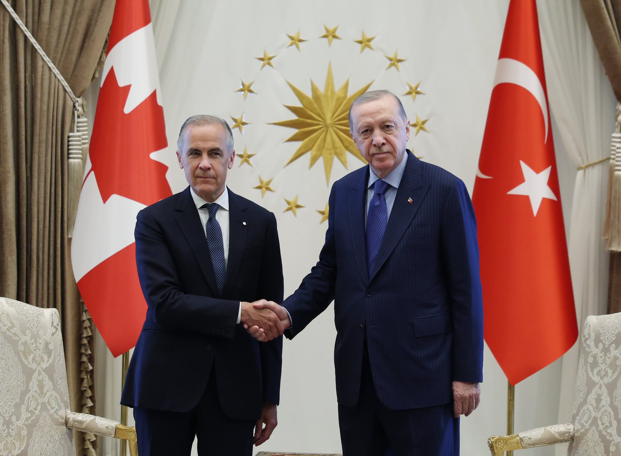 Cumhurbaşkanı Erdoğan ve Kanada Başbakanı Carney