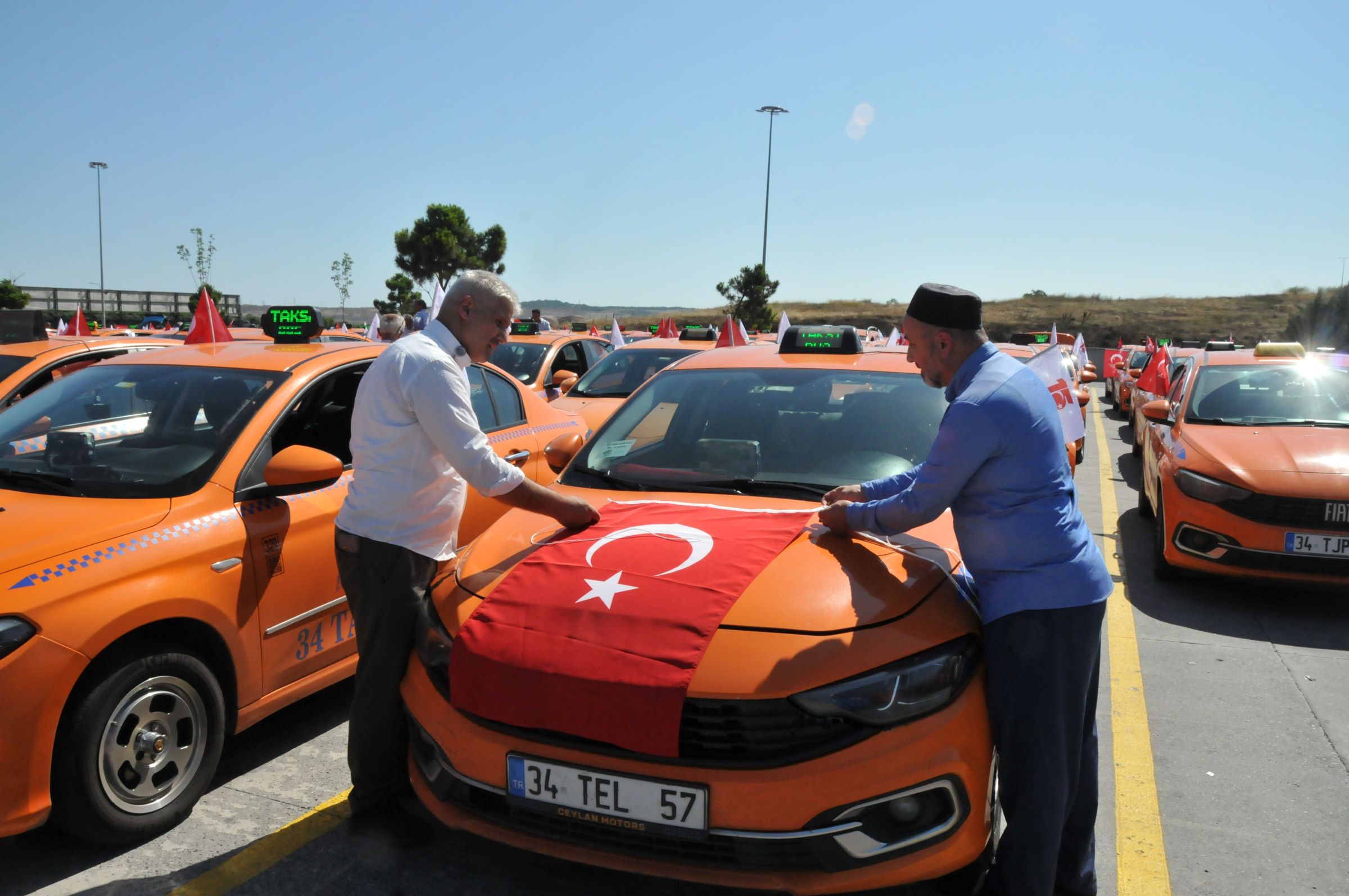 Konvoy havadan görüntü