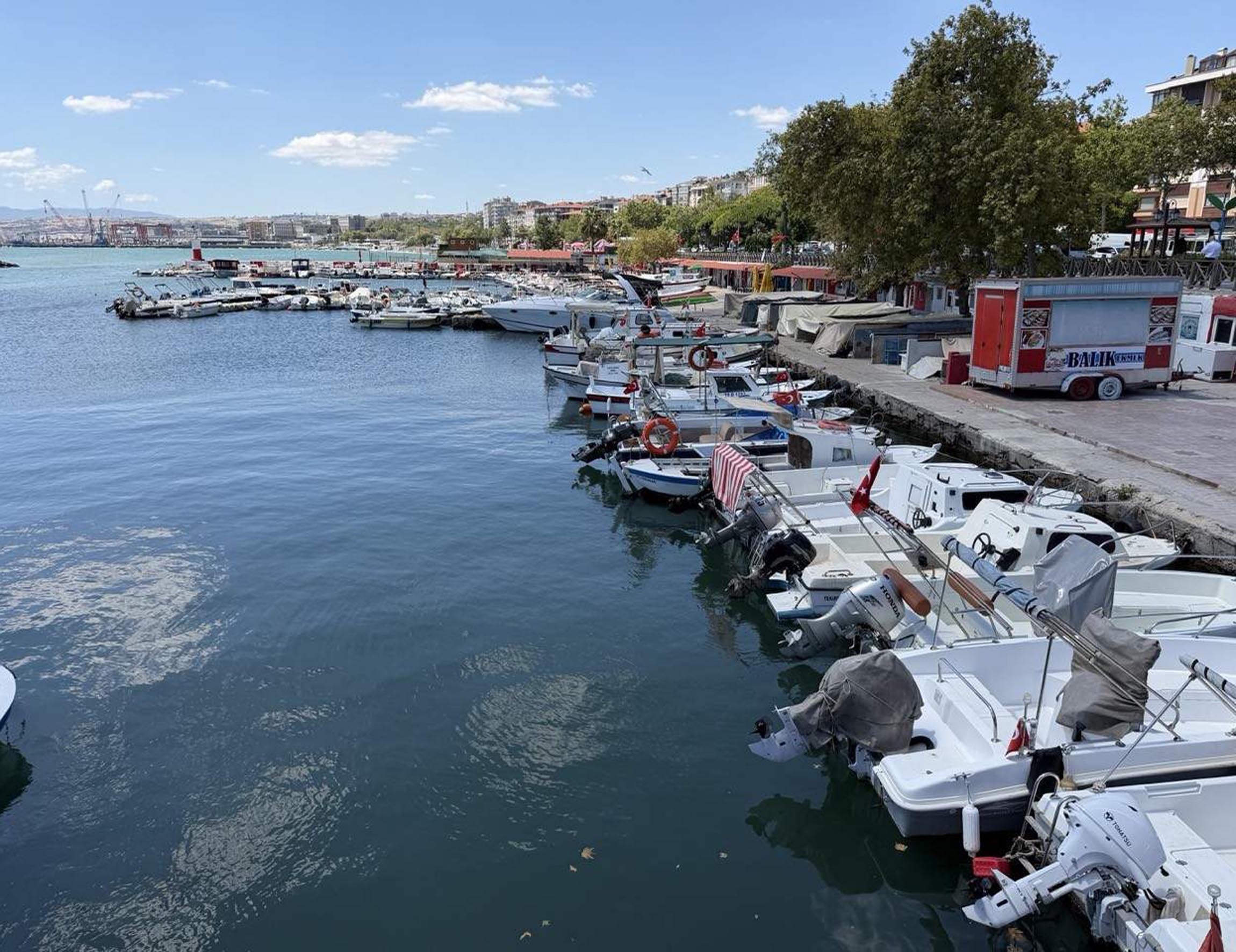 Tekirdağ sahil şeridi fırtına