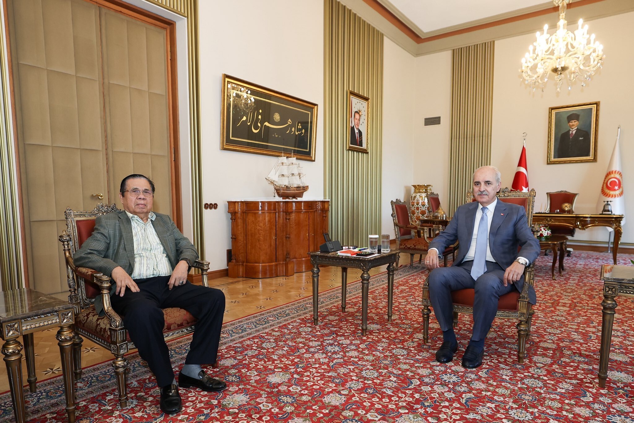 Numan Kurtulmuş, Hacı Murat İbrahim, TBMM Bangsamoro kabul