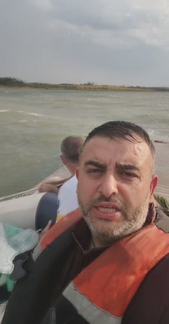 Büyükçekmece Gölü fırtına kurtarma operasyonu