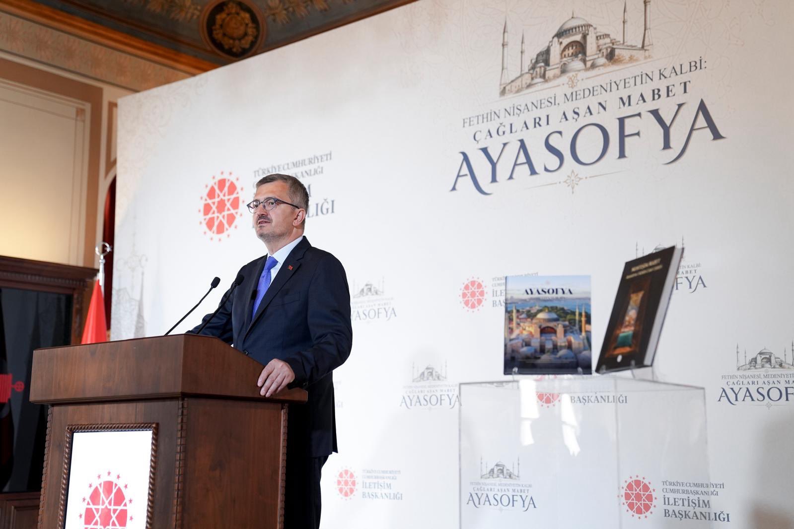 İletişim Başkanı Duran Ayasofya programında konuşuyor