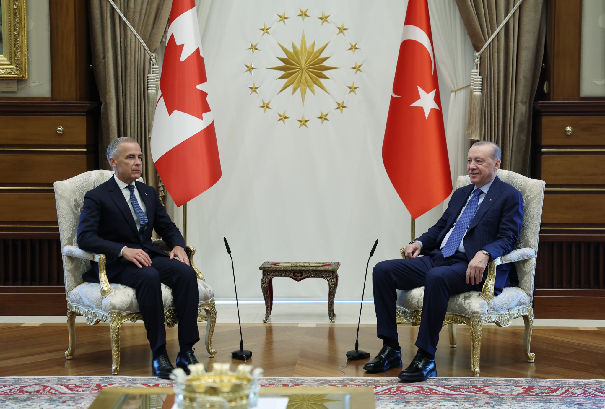 Cumhurbaşkanı Erdoğan ve Kanada Başbakanı Carney