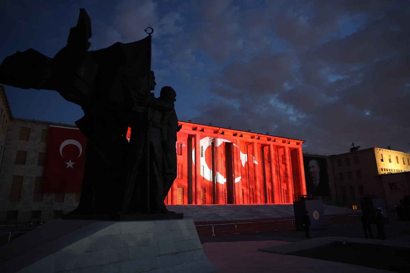 TBMM binası 15 Temmuz gösterisi