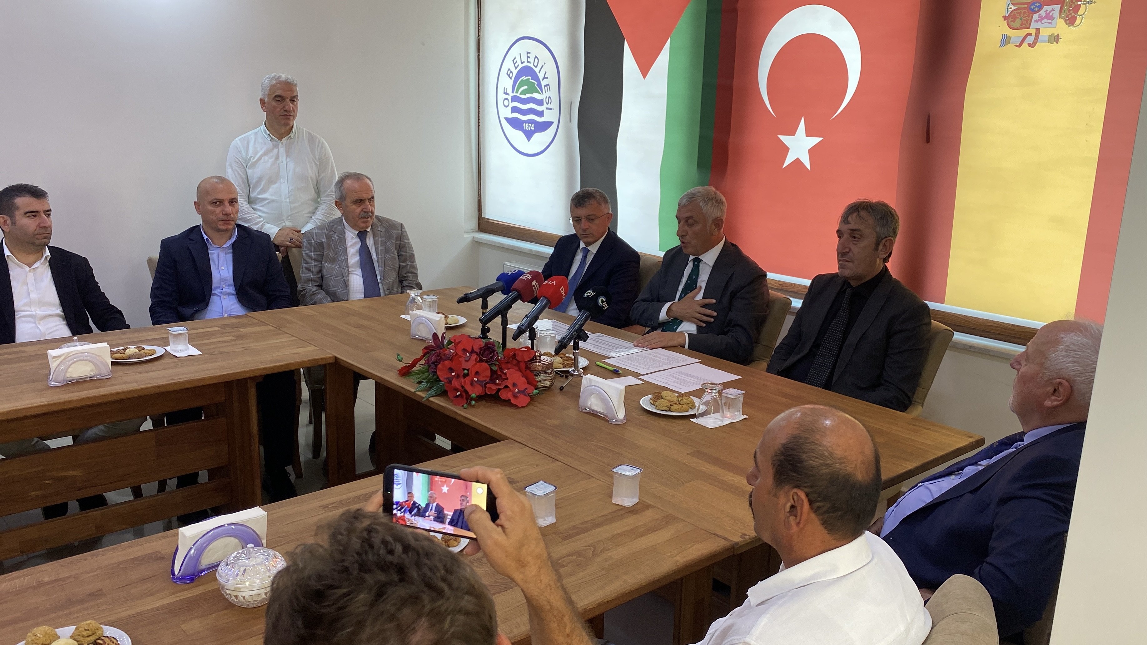 Of Belediye Başkanı Salim Salih Sarıalioğlu Filistin duruşu