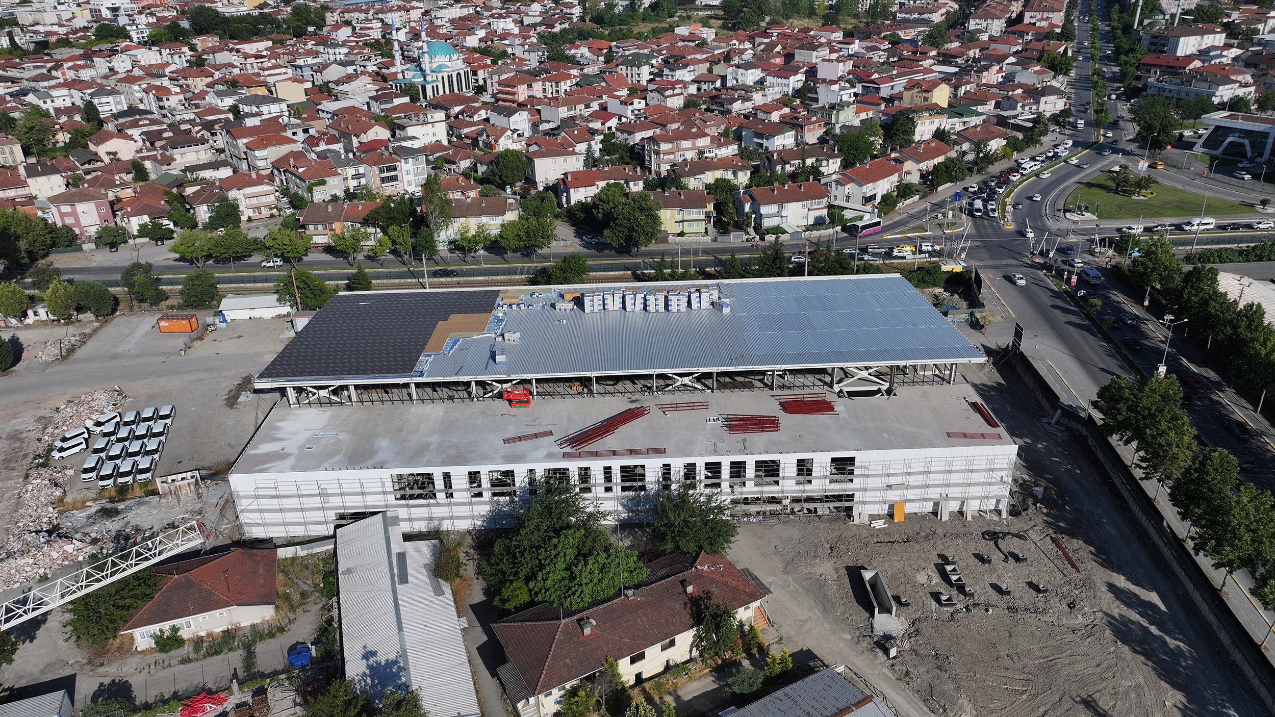 Şehir Kütüphanesi inşaat alanı