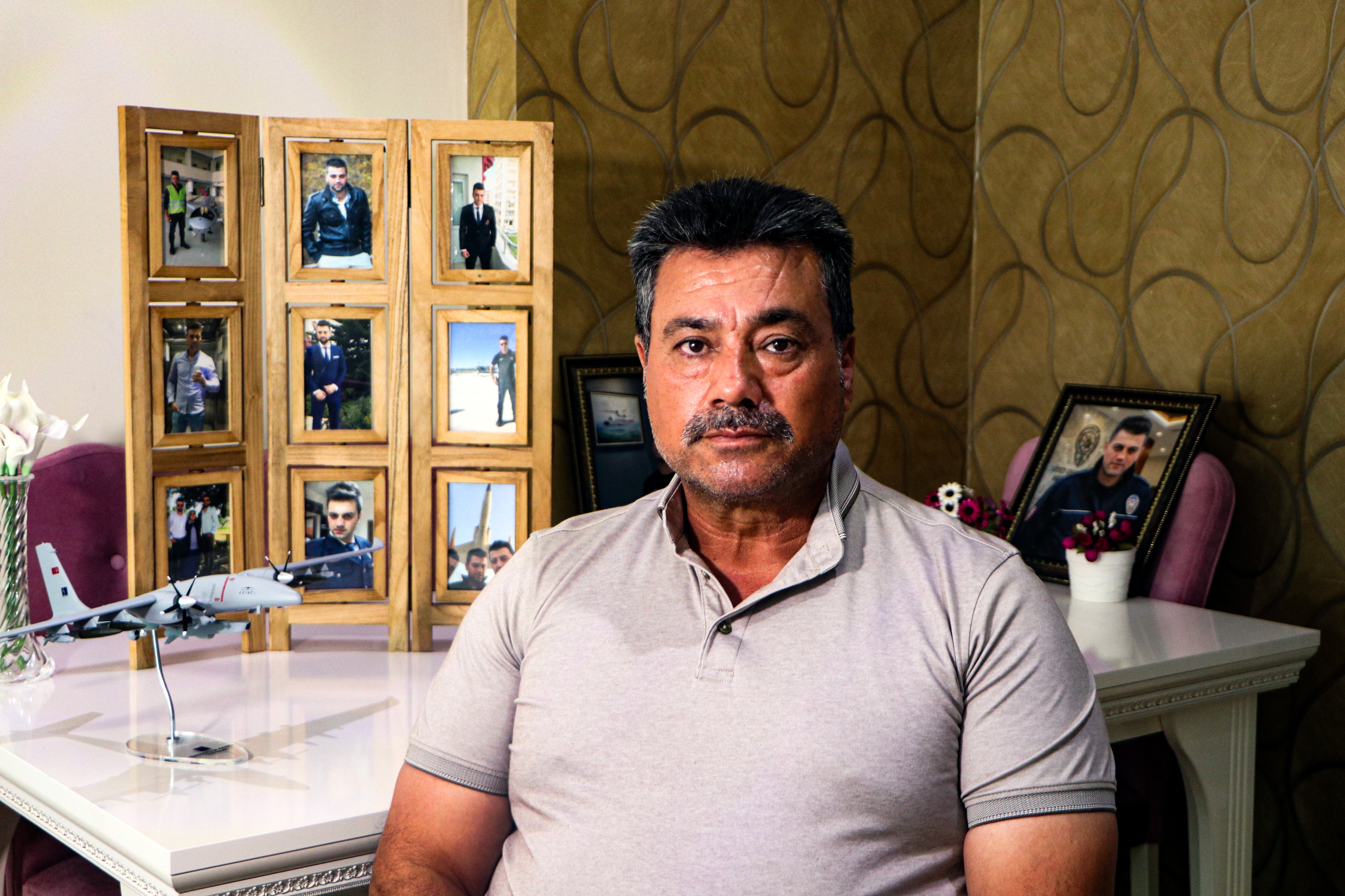 Şehit Polis Yunus Uğur ve babası Ramazan Uğur