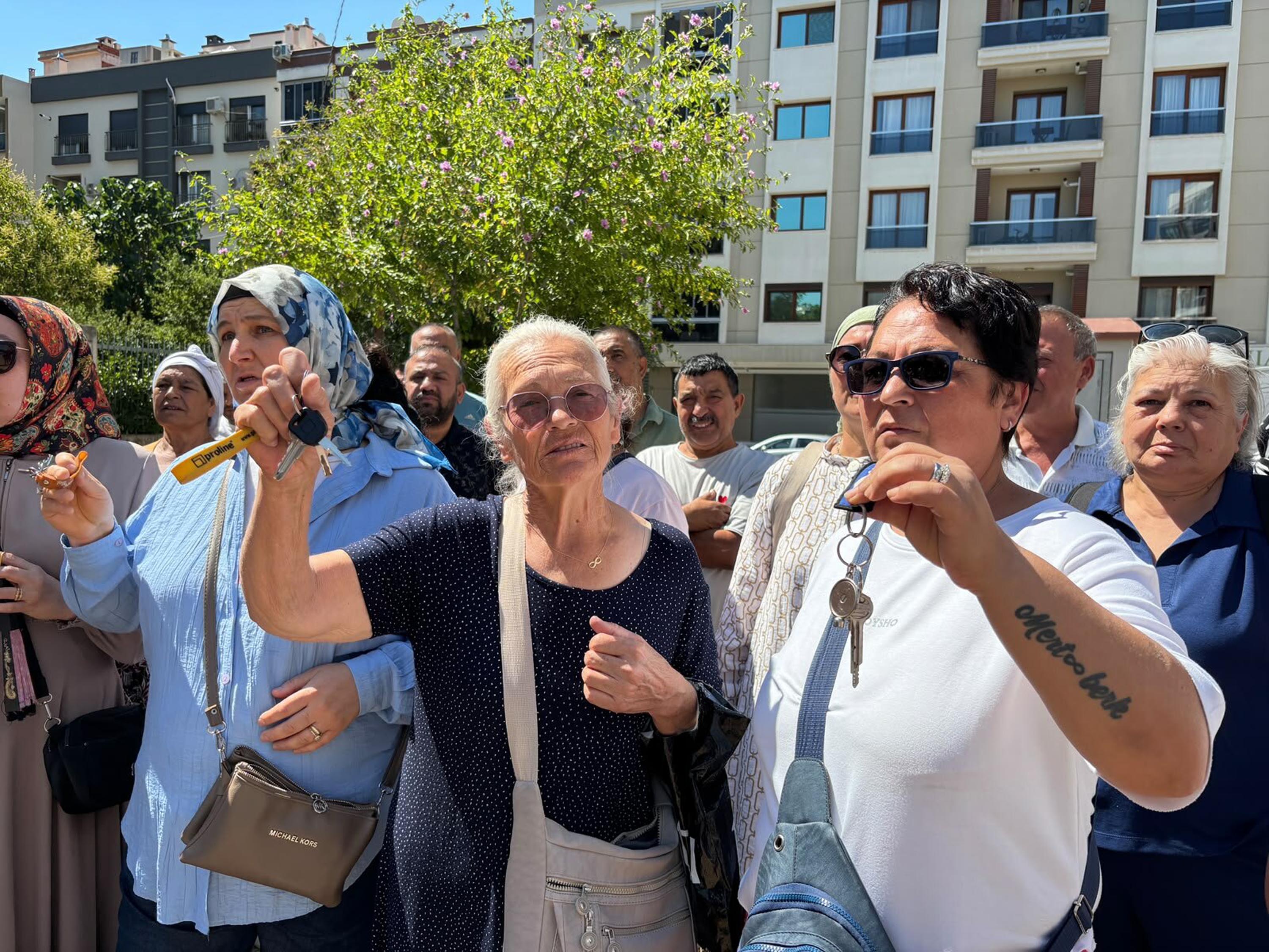 Örnekköy Kentsel Dönüşüm eylemi görüntüleri