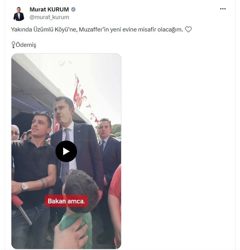 Ödemiş afet konutları görünümü