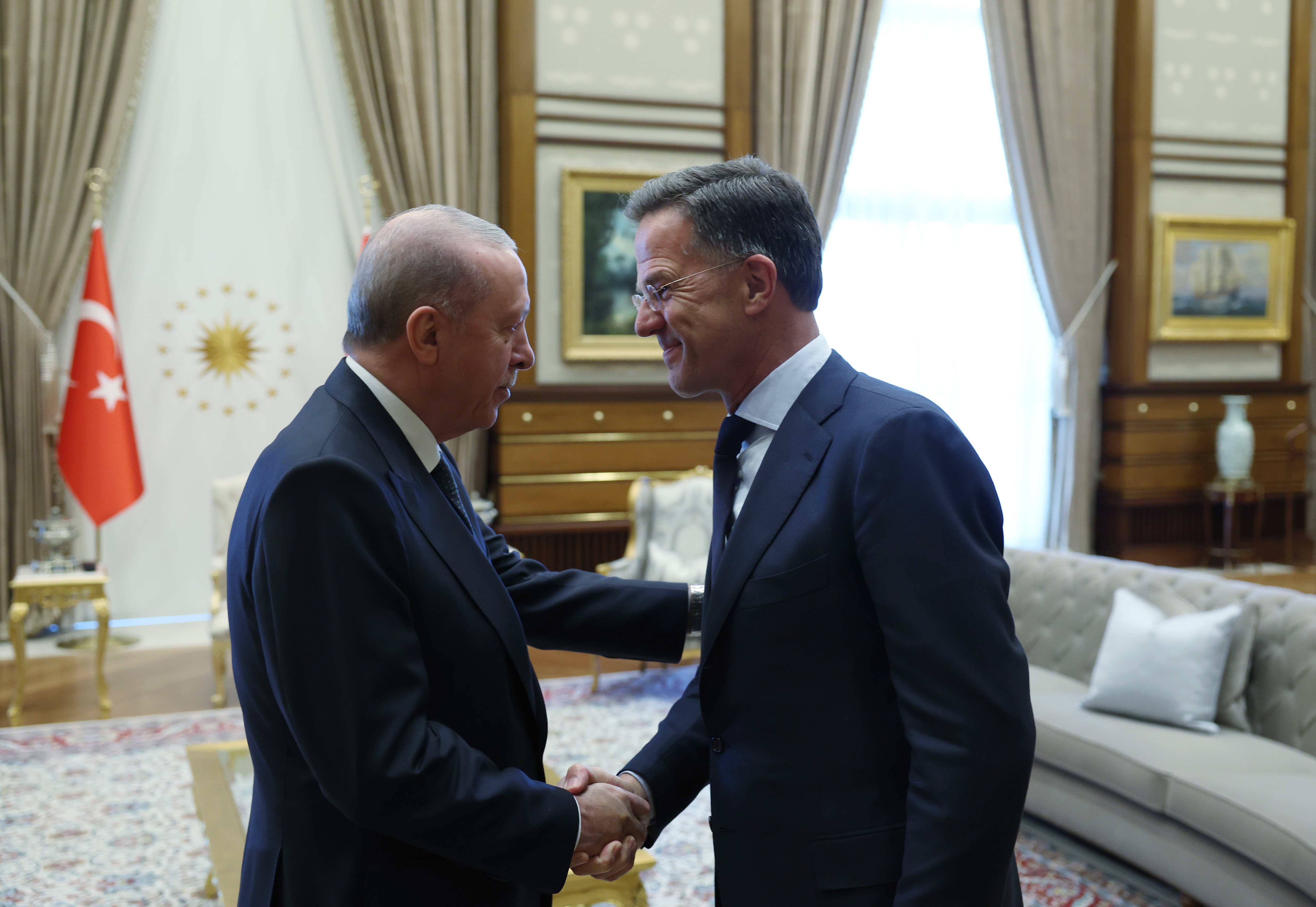 Cumhurbaşkanı Erdoğan, NATO Genel Sekreteri Rutte