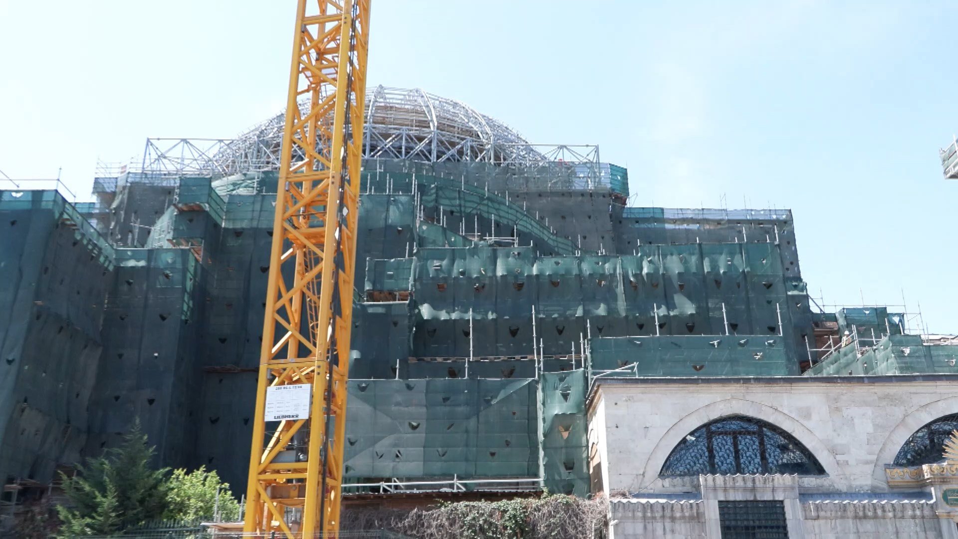 Ayasofya çelik iskele branda