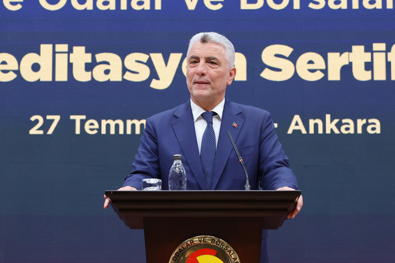 Ticaret Bakanı Ömer Bolat, TOBB töreninde konuşuyor
