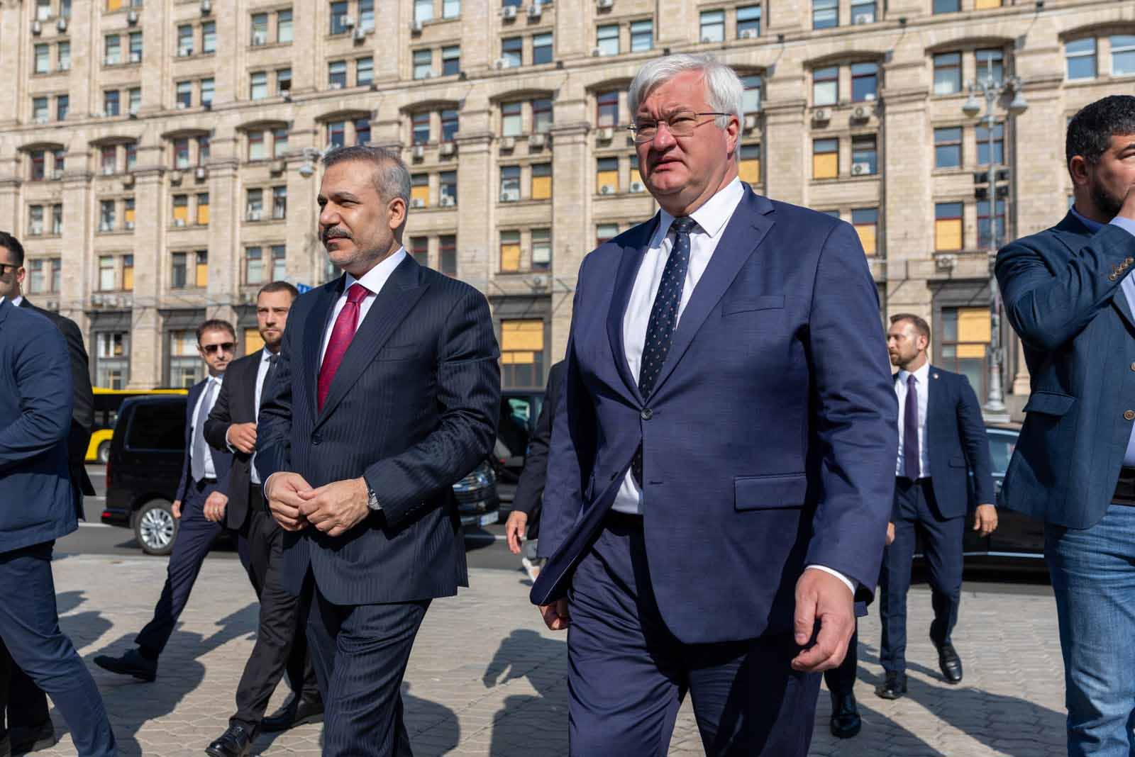 Dışişleri Bakanı Hakan Fidan, Kiev Bağımsızlık Meydanı