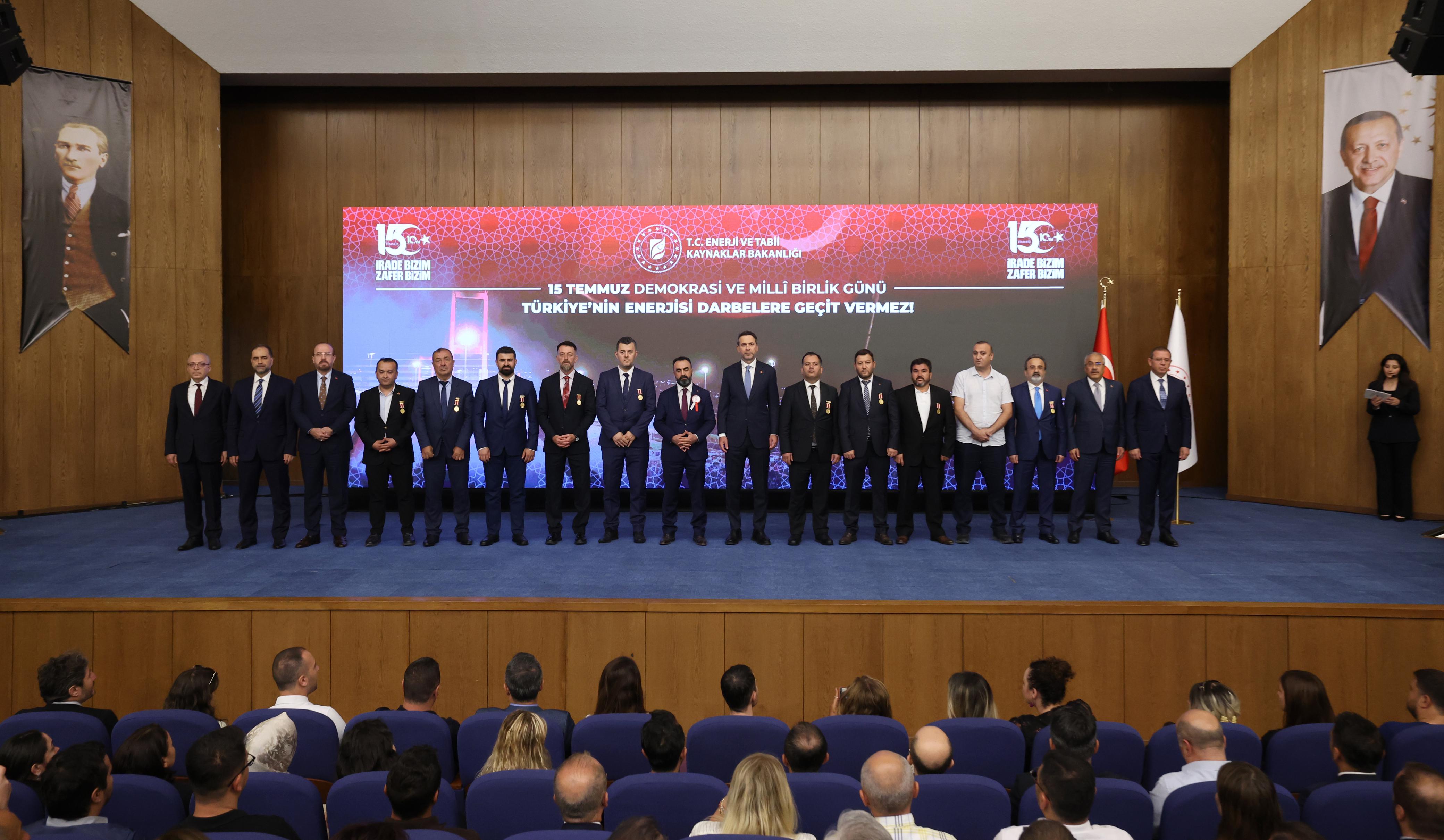 Bakan Alparslan Bayraktar 15 Temmuz anma programında konuşma yapıyor