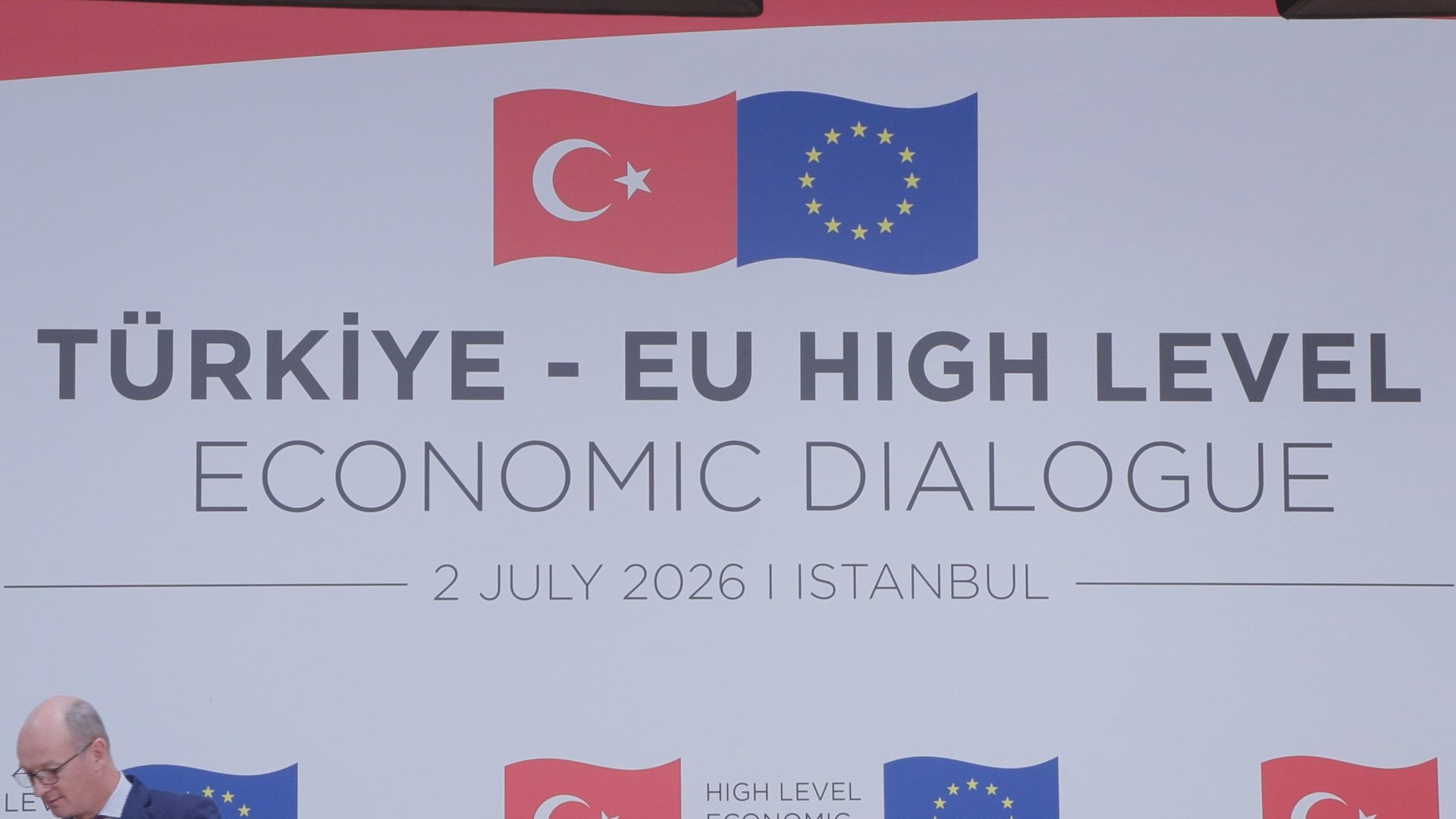 Mehmet Şimşek ve Valdis Dombrovskis görüşmesi