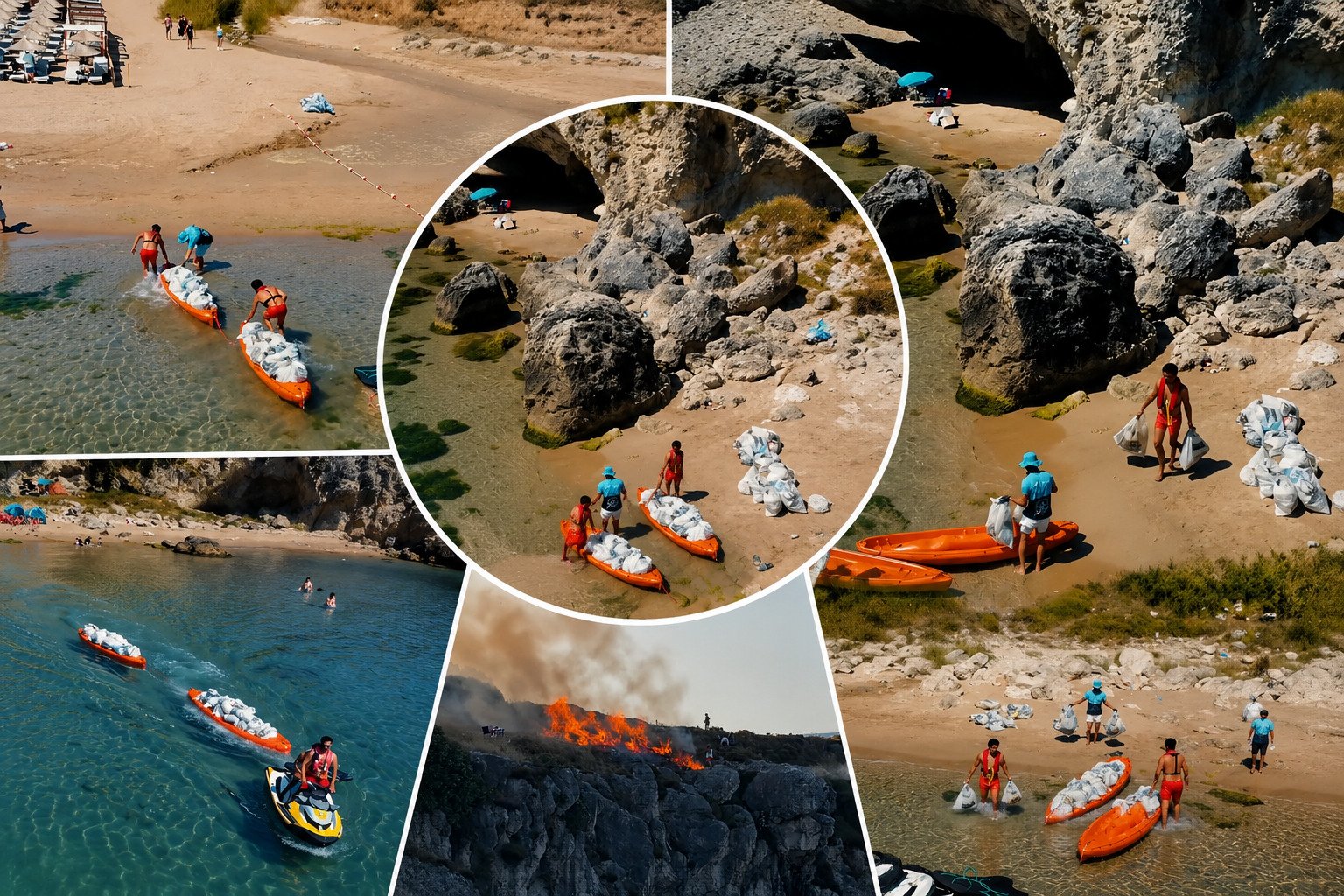 Çöplerin imha edilmek üzere toplanması
