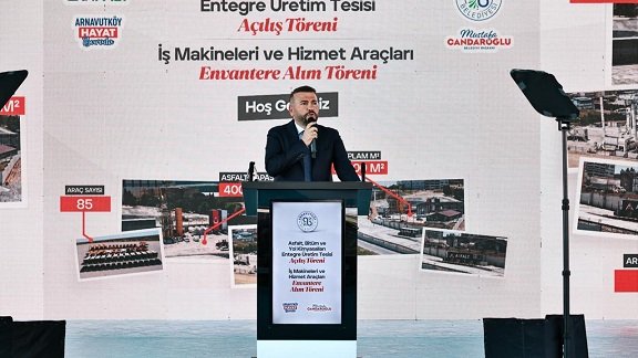 ARFALT tesisinin açılış töreni, kurdele kesimi ve dua.