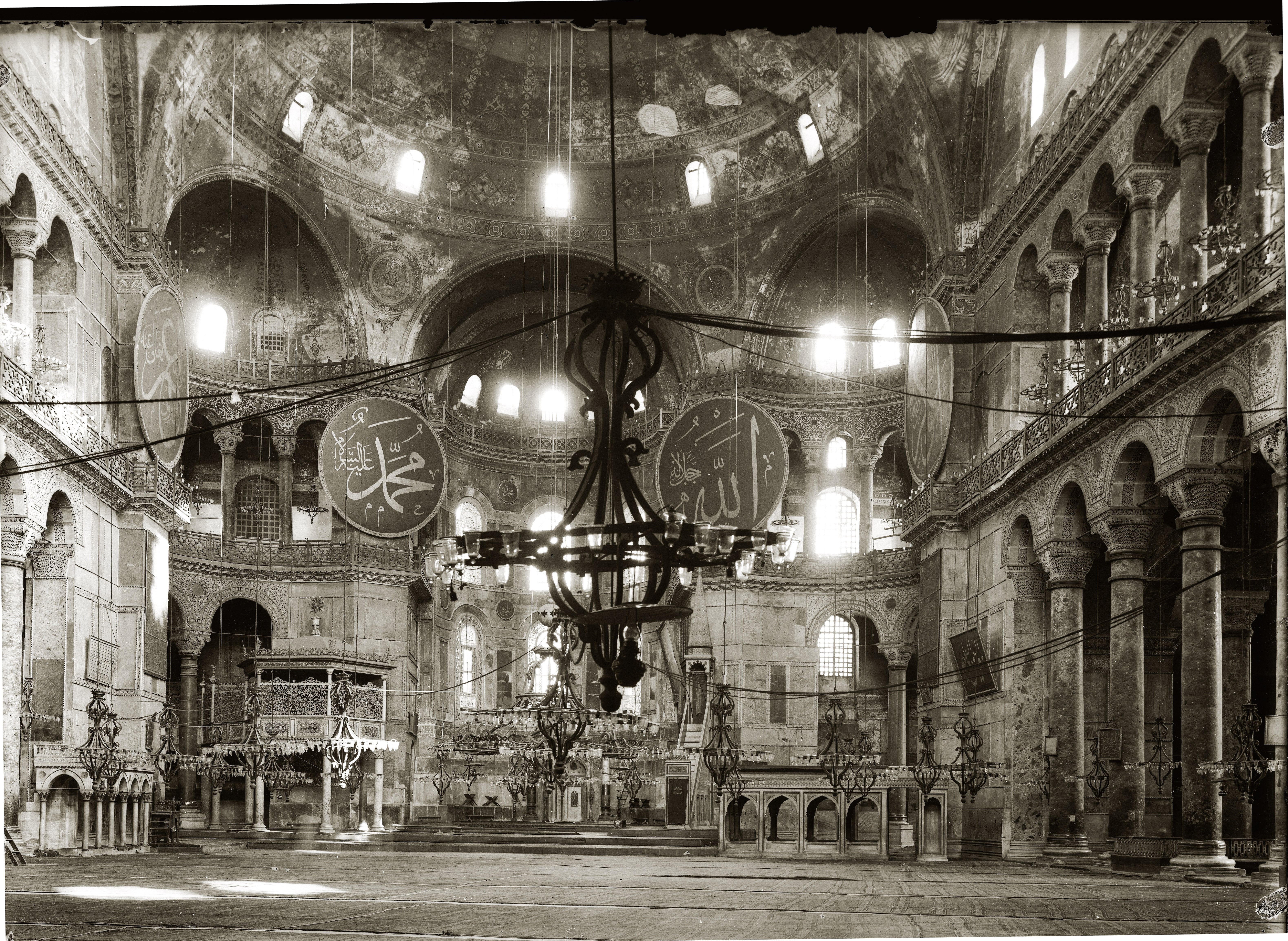 Ayasofya'nın tarihi fotoğrafı