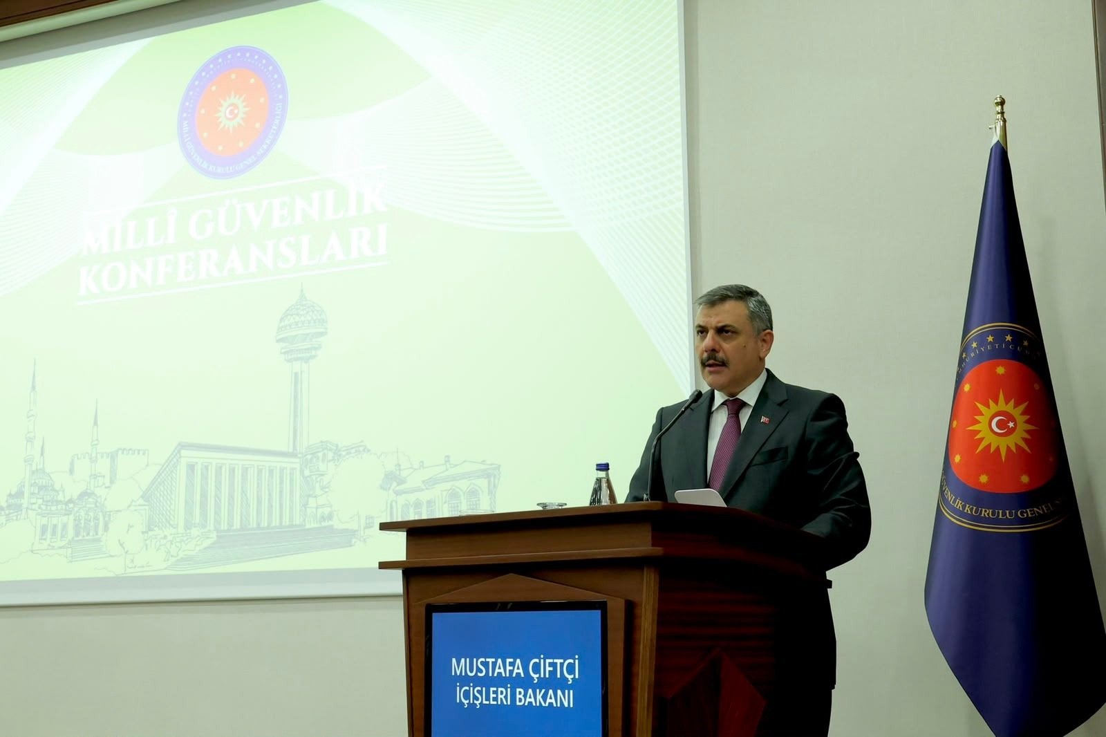 İçişleri Bakanı Mustafa Çiftçi, Milli Güvenlik Konferansı