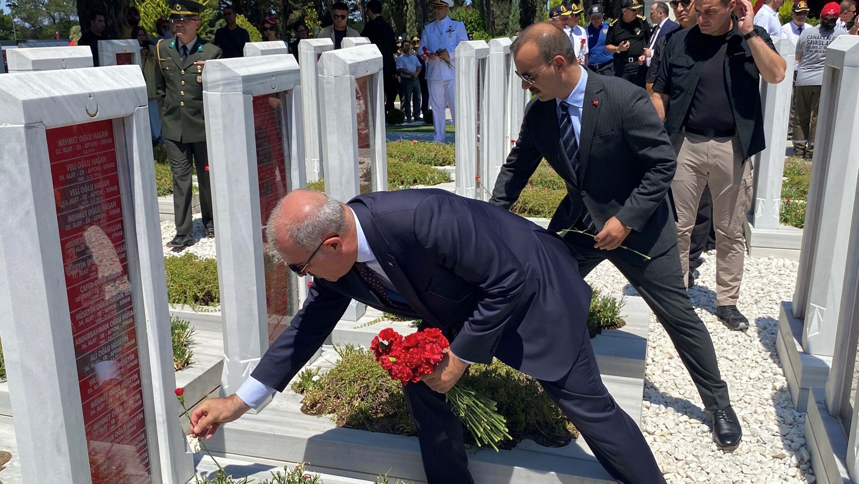 Çanakkale Şehitler Abidesinde 15 Temmuz Anma Töreni