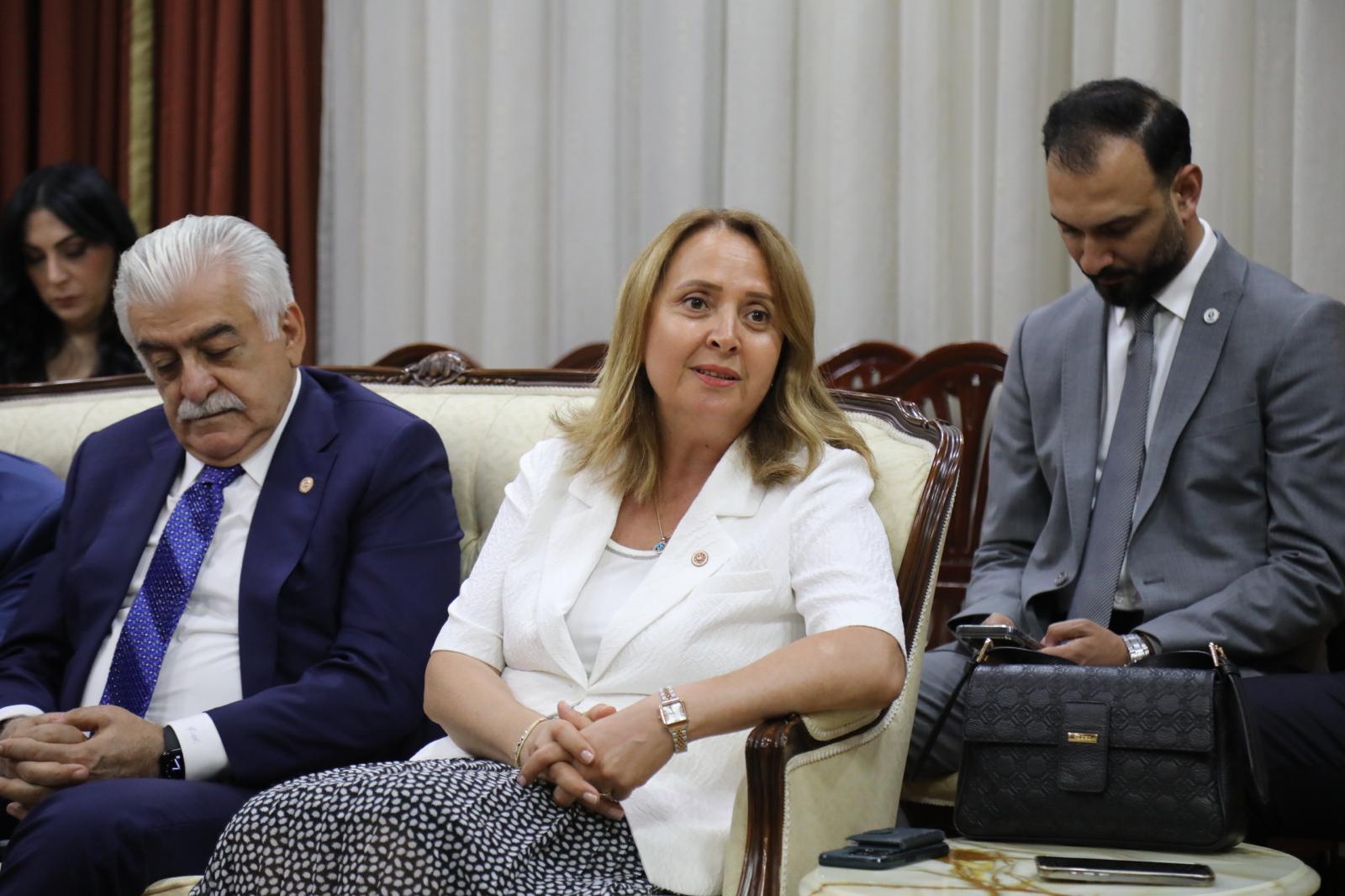 TBMM Heyeti KKTC Başbakanı Ünal Üstel ile görüşme