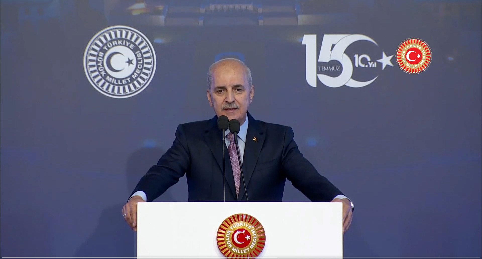 Numan Kurtulmuş 15 Temmuz anma töreni